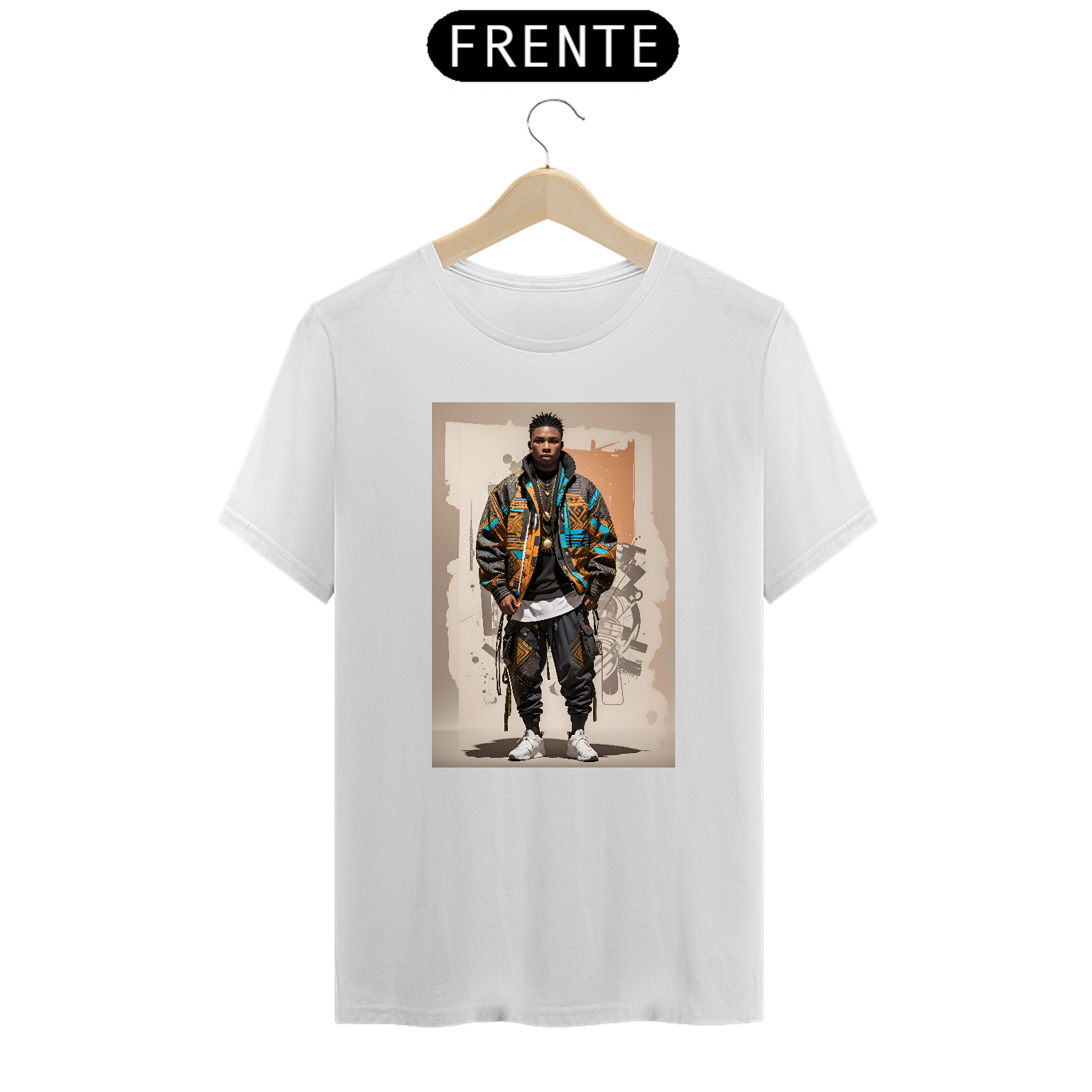 Camiseta Homem despojado 3D