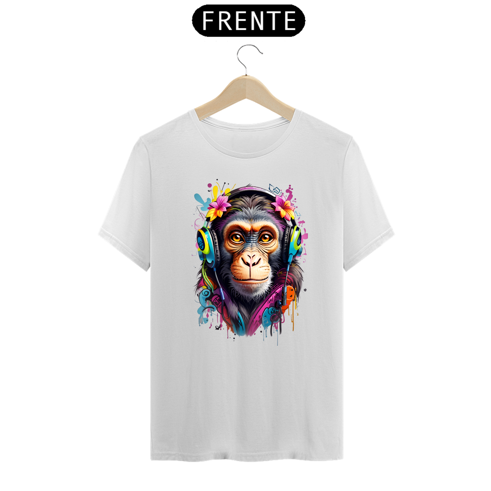 Camiseta macaco fêmea