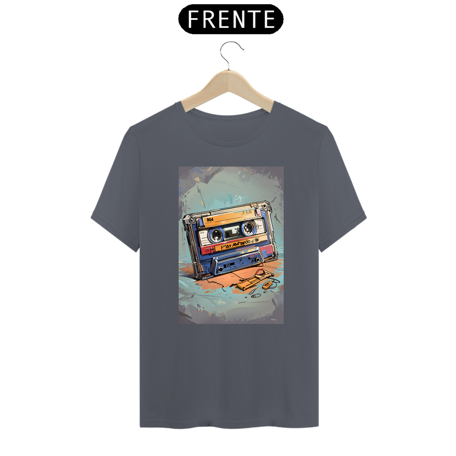 Camiseta Fita cassete