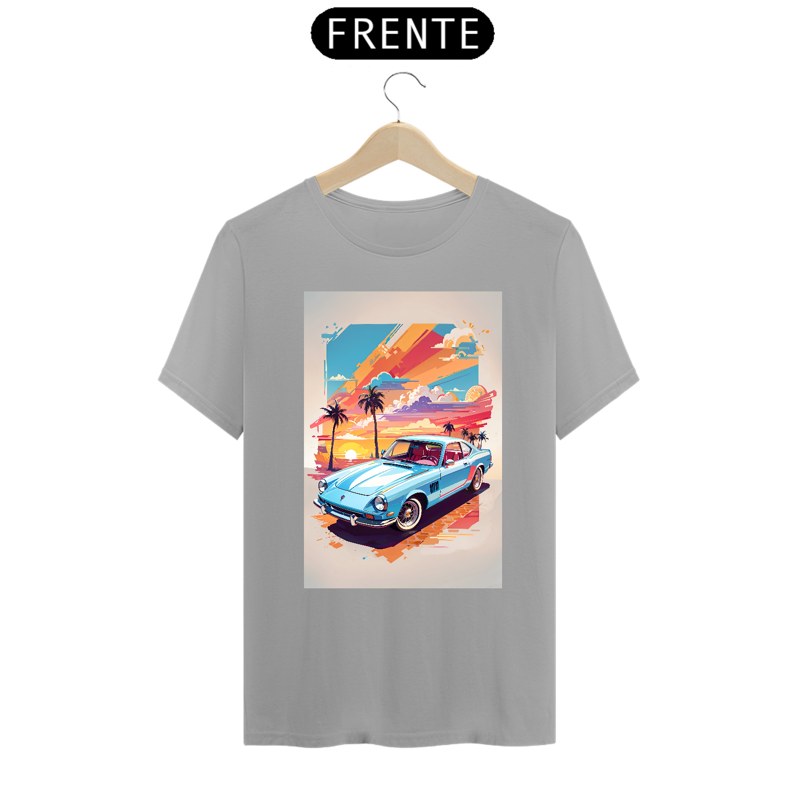 Camiseta desenho carro puma