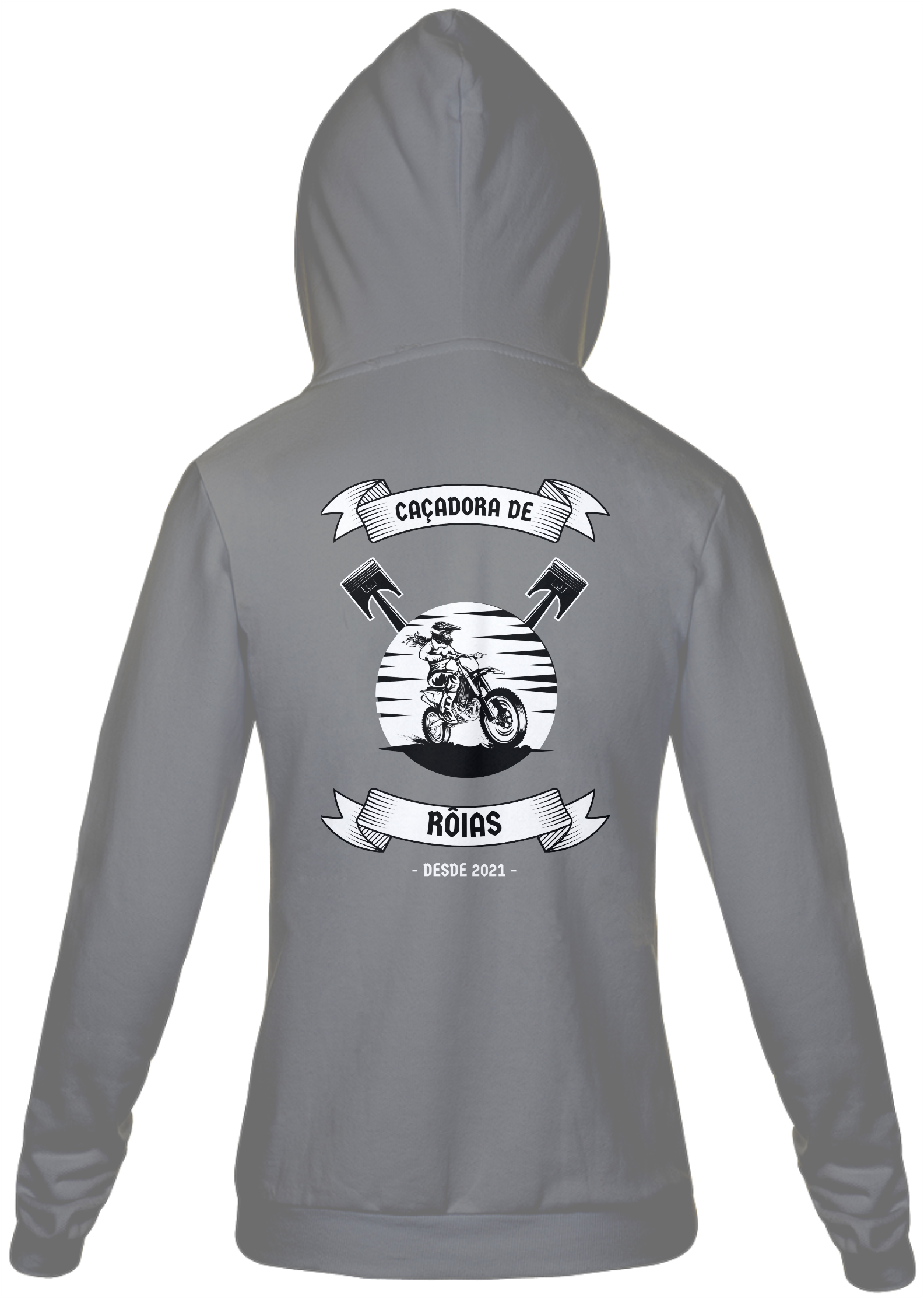 Casaco  Caçadora De Rôias c/ zíper