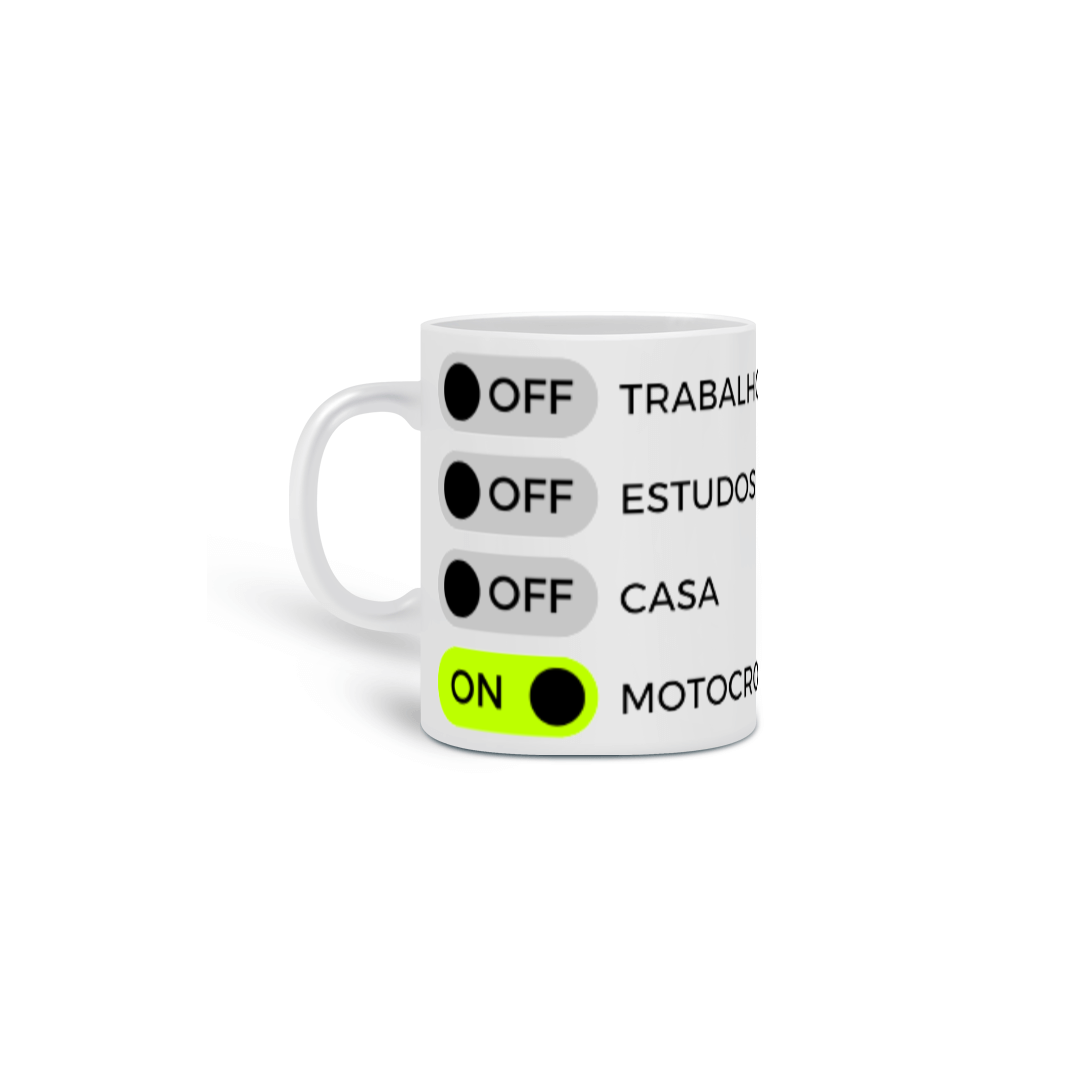 Caneca motocross on