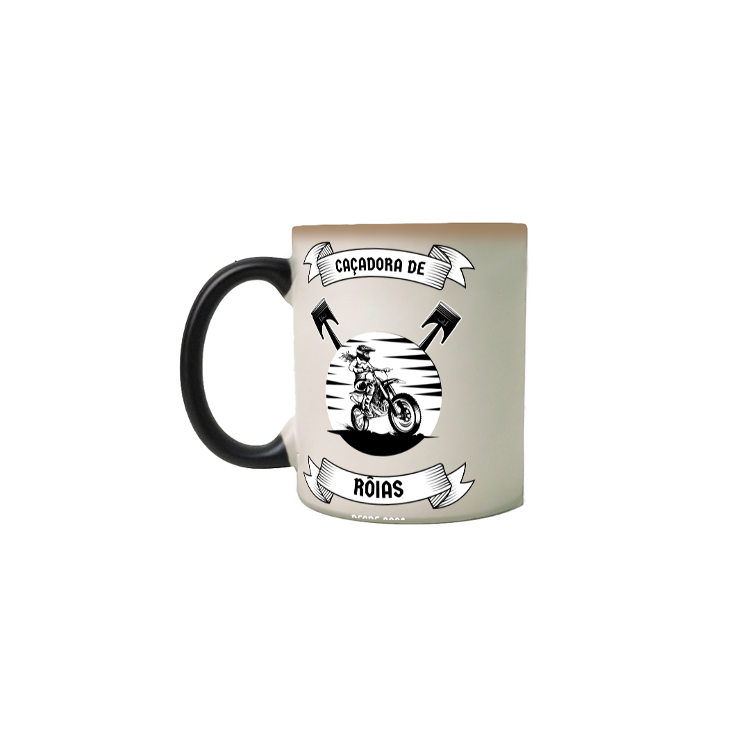 Caneca Mágica Caçador De Rôias