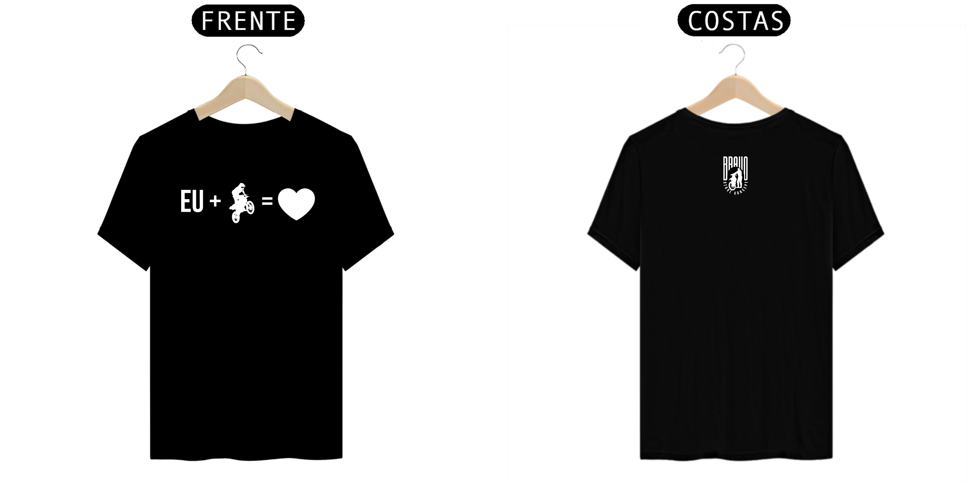 Camiseta Eu + Moto