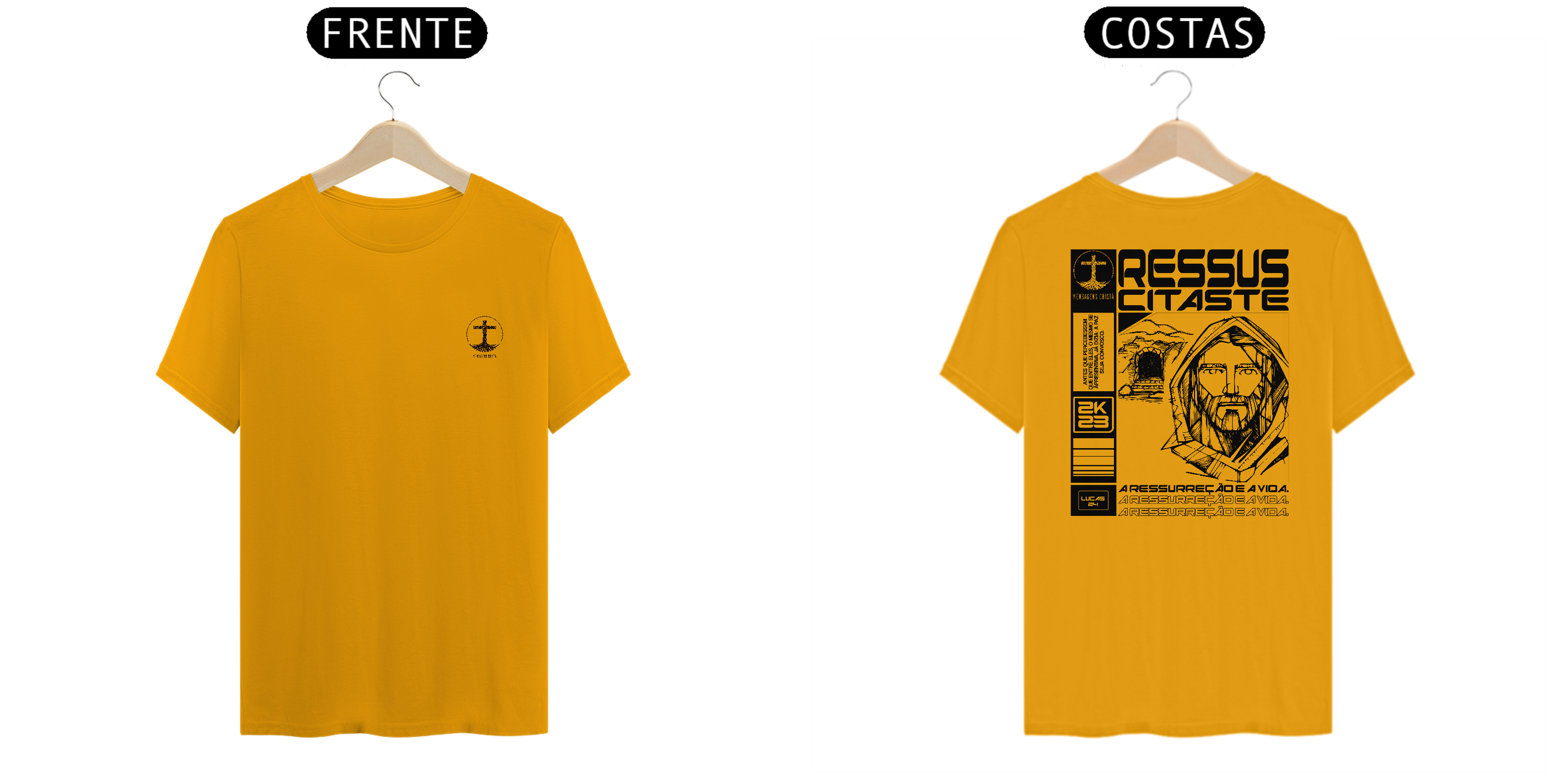 CAMISETA RESSUSCITASTE 