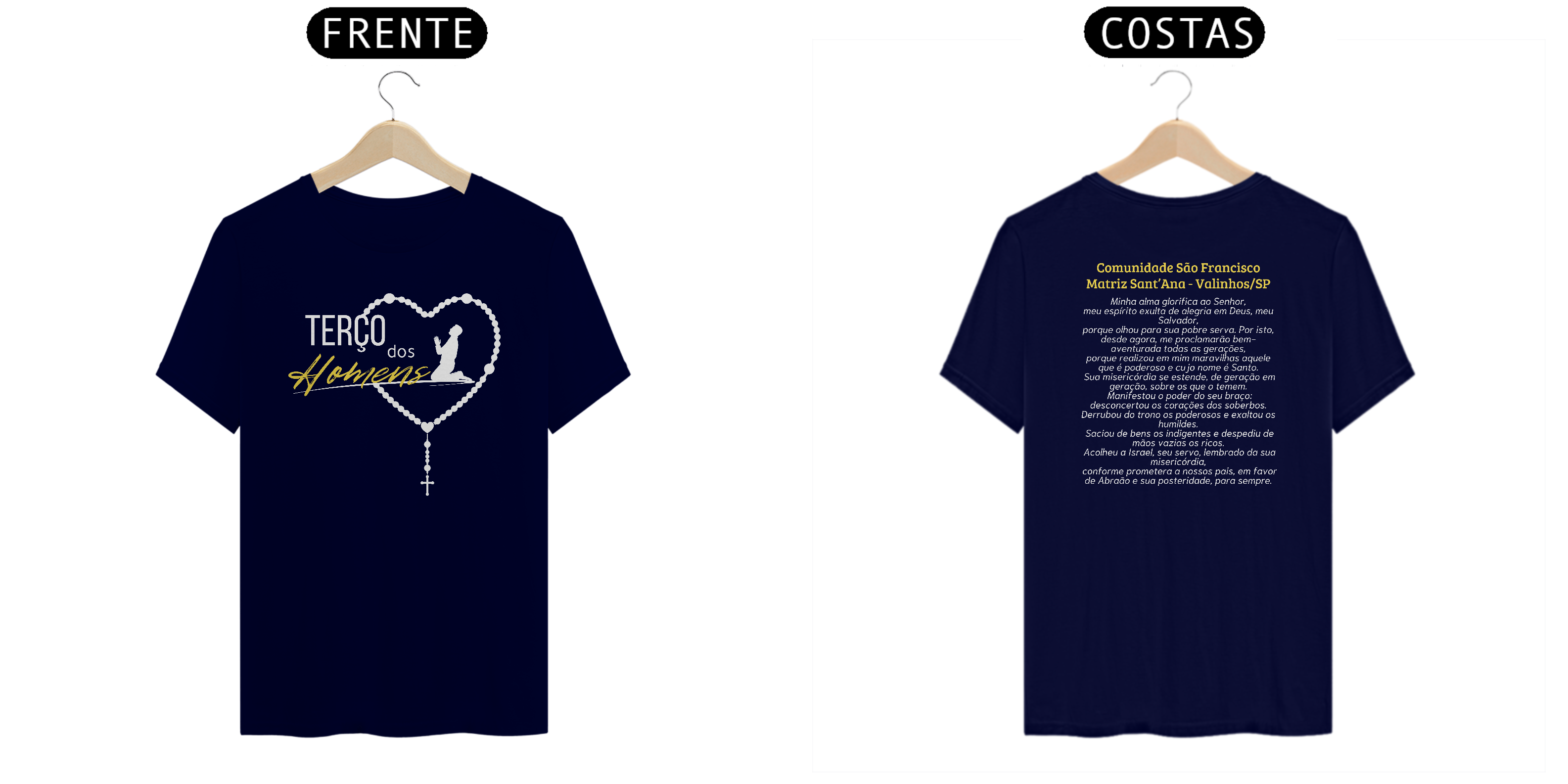 Camiseta - Terço dos Homens