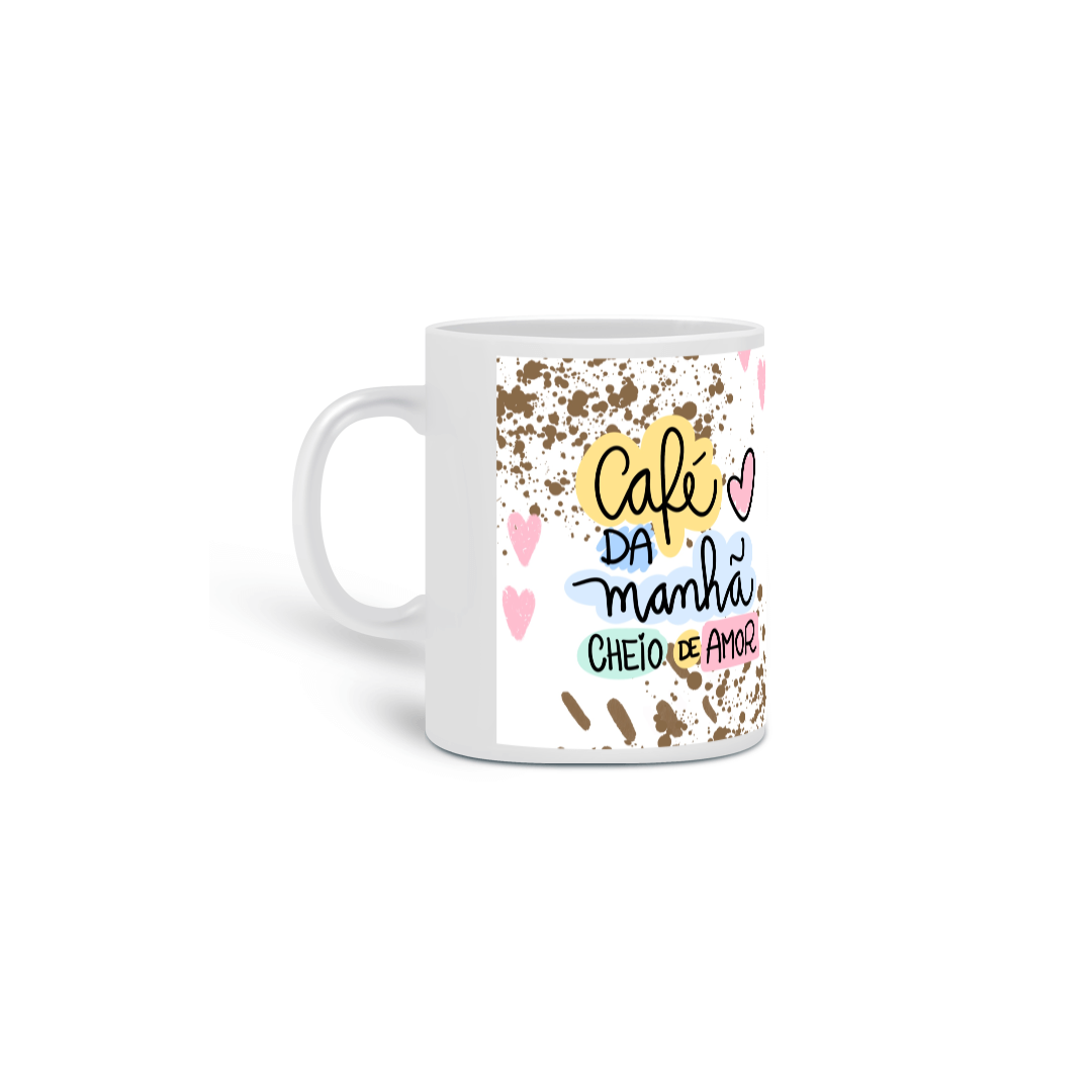 Caneca Café Da Manhã Cheio De Amor