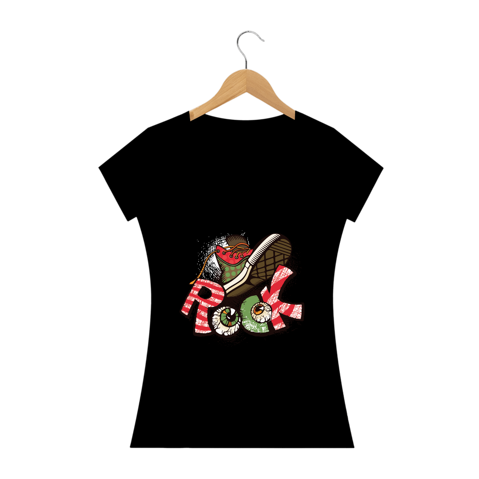 Camiseta Feminina Rock