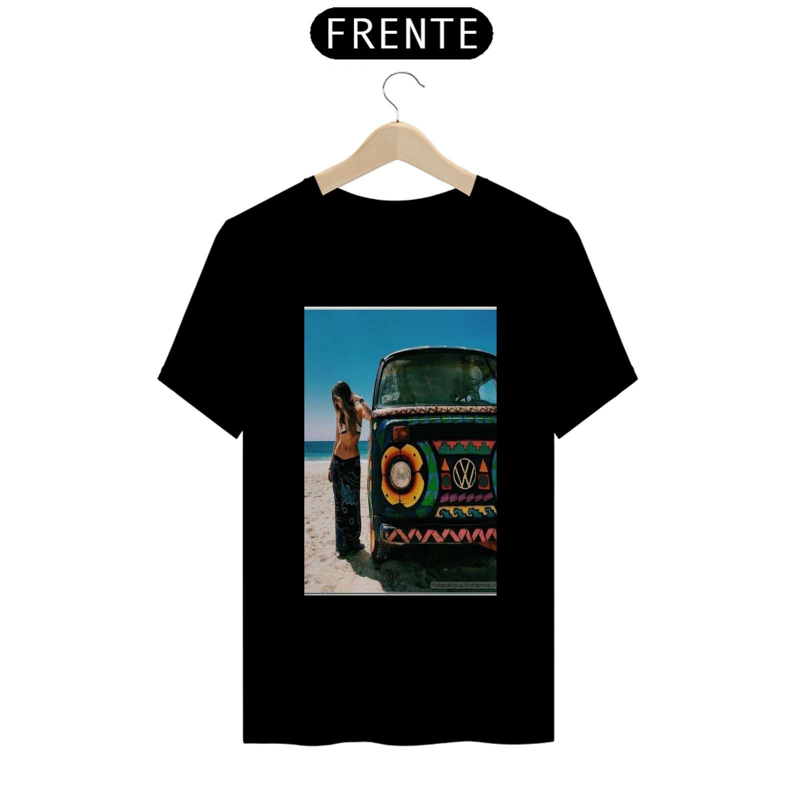 Camiseta Masculina Kombi Colorida