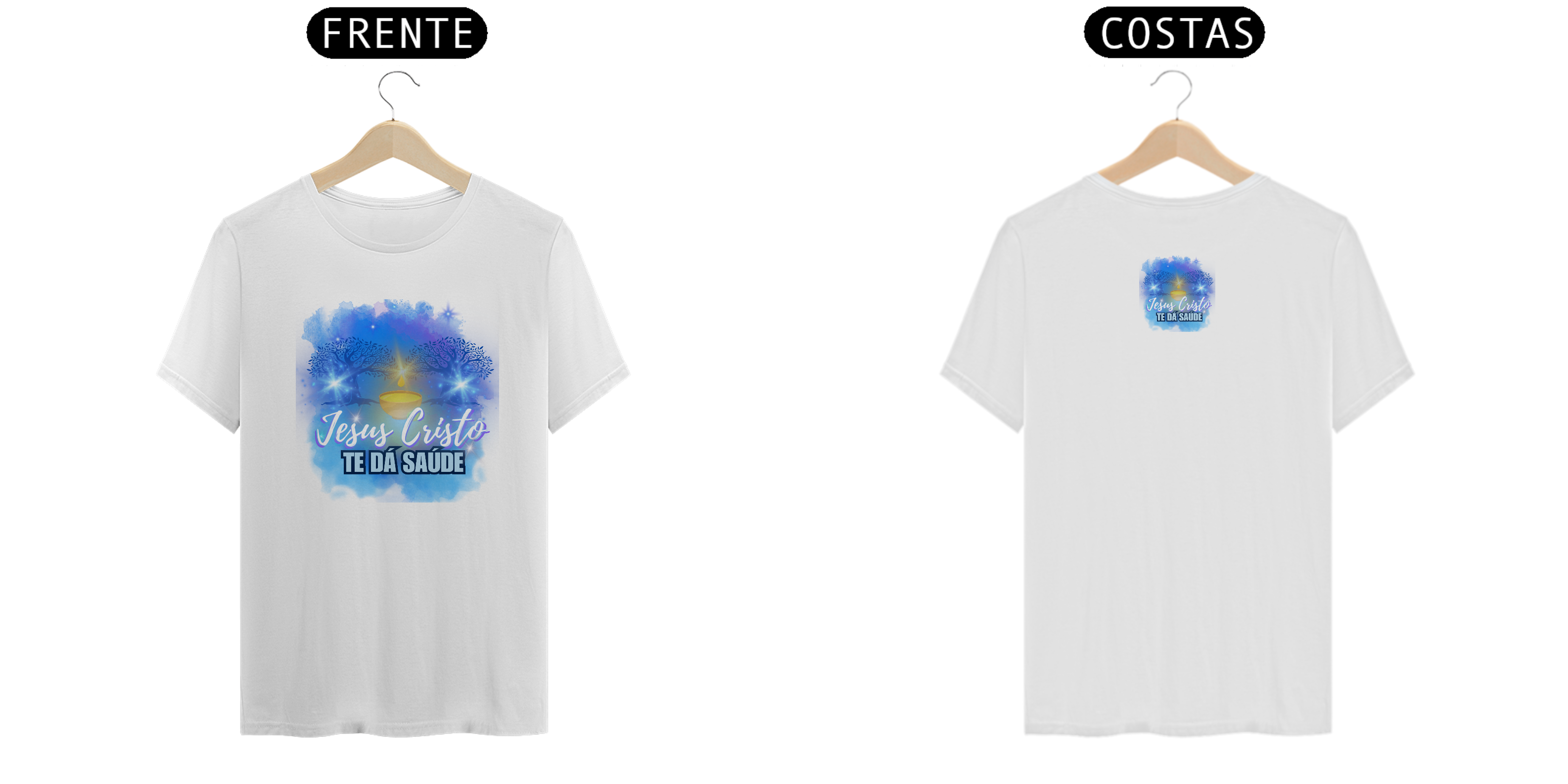 T-Shirt Classic Cristã Jesus te dá Saúde