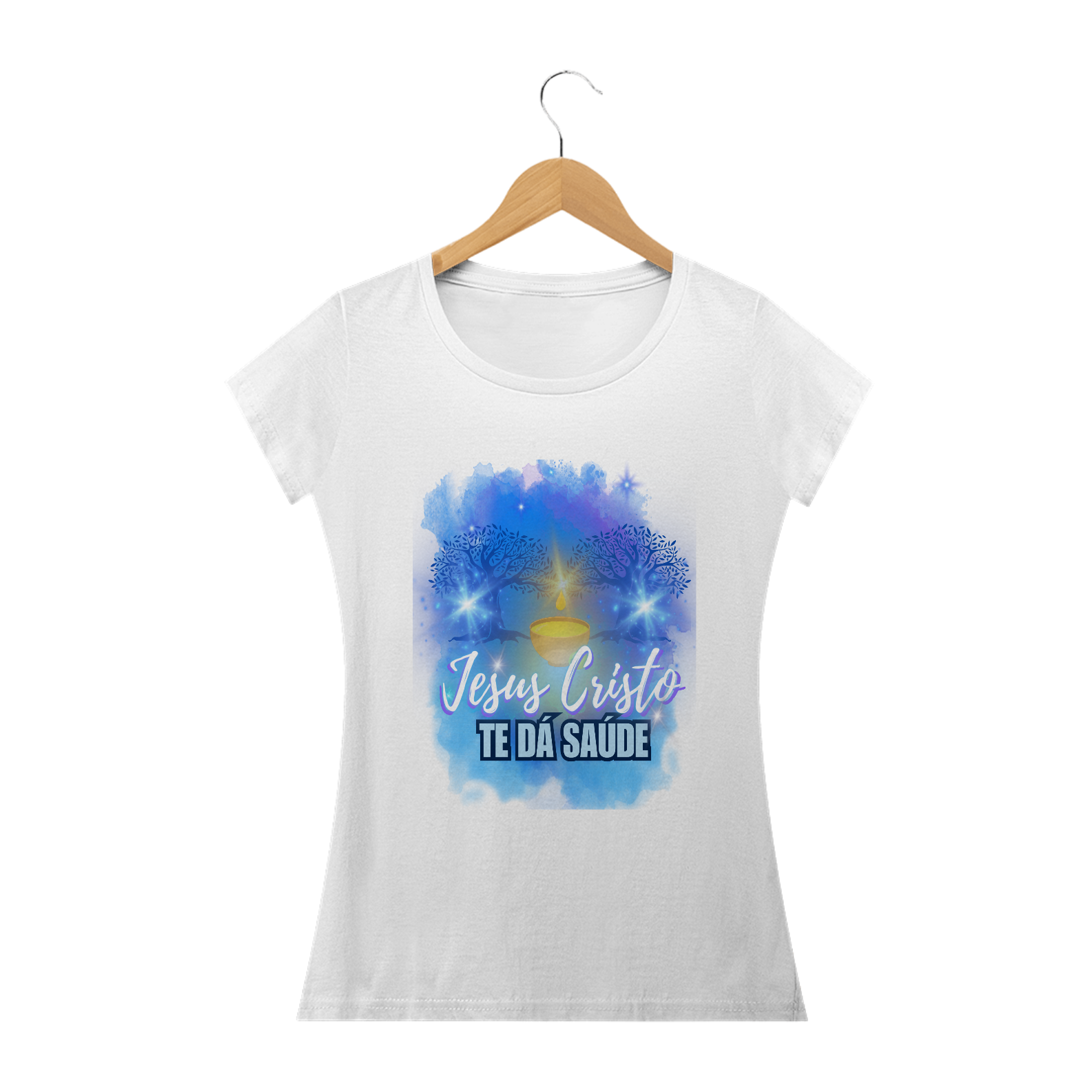 Baby Long Classic Cristã Jesus te dá Saúde