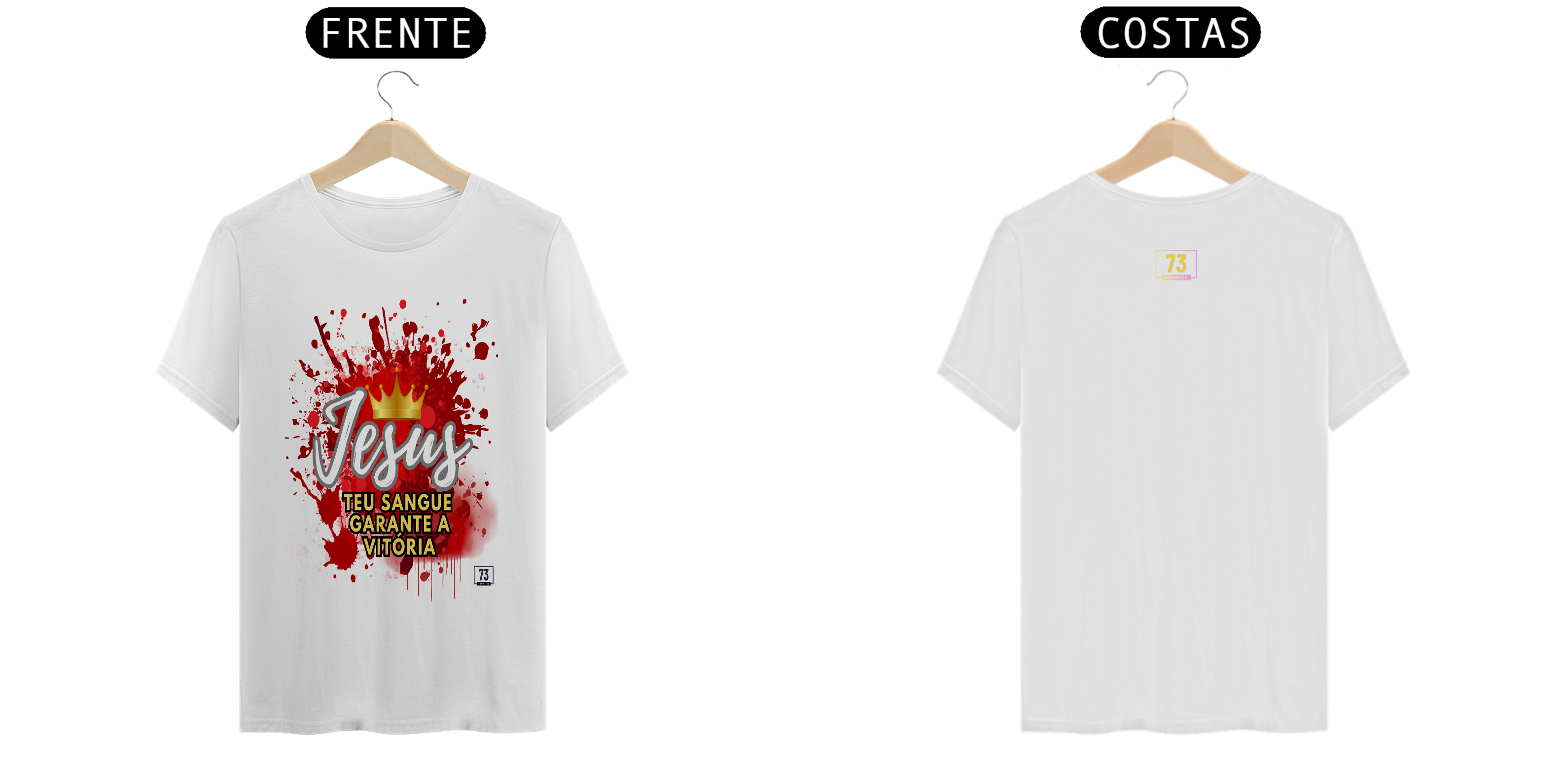 T-Shirt Classic Cristã Jesus Teu Sangue