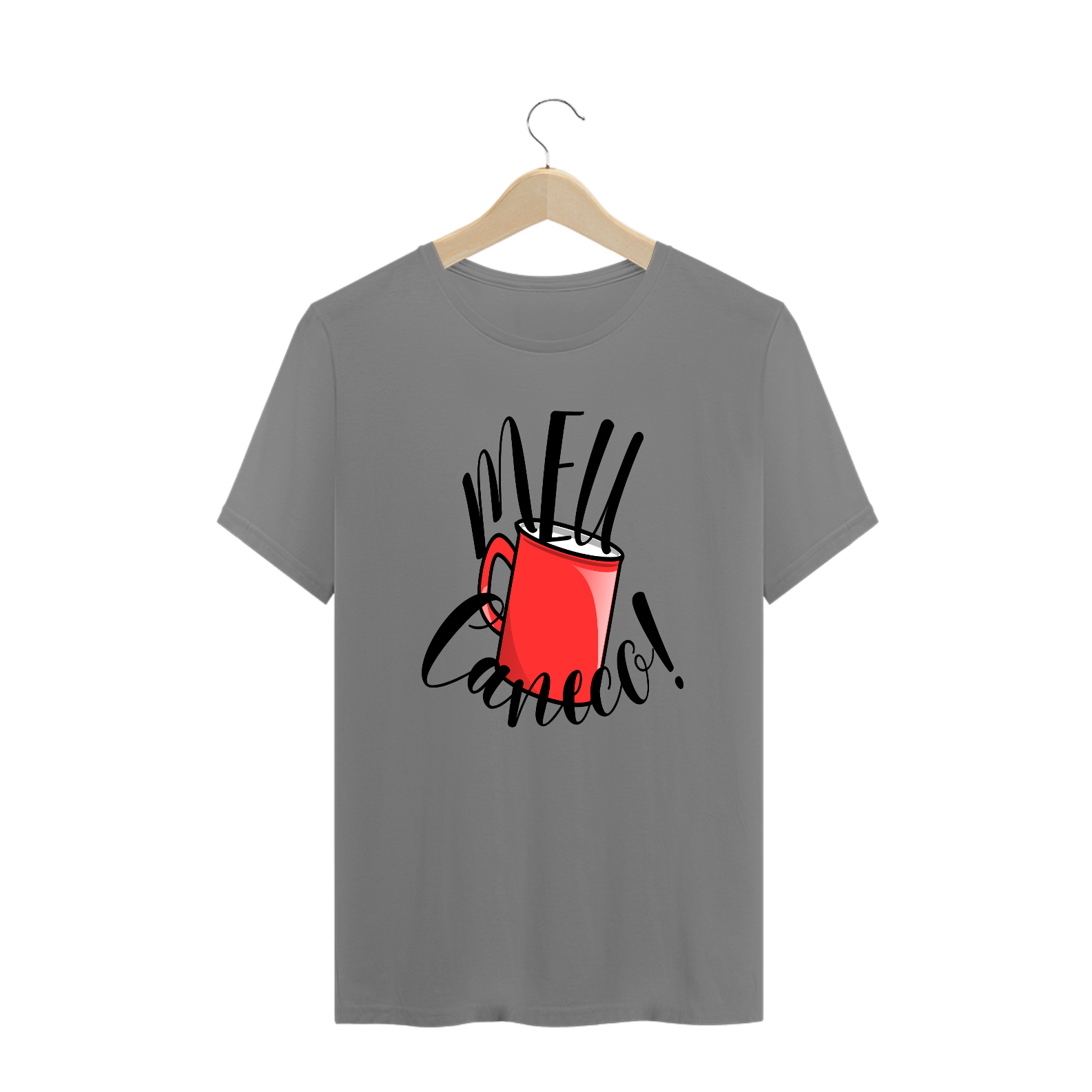 T-Shirt Plus Size Caiçara Meu Caneco!