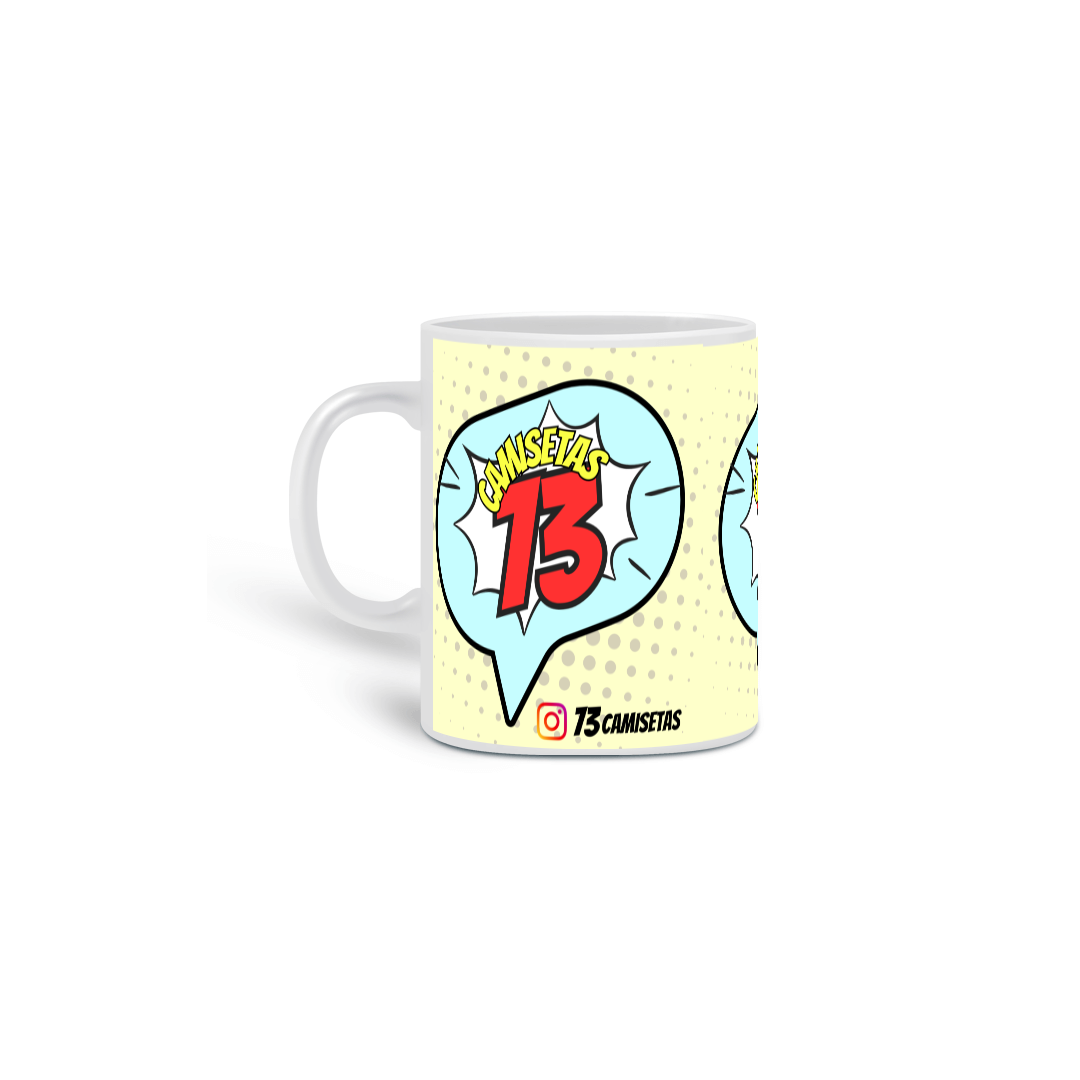 Logo 73 Camisetas Caneca Amarelo