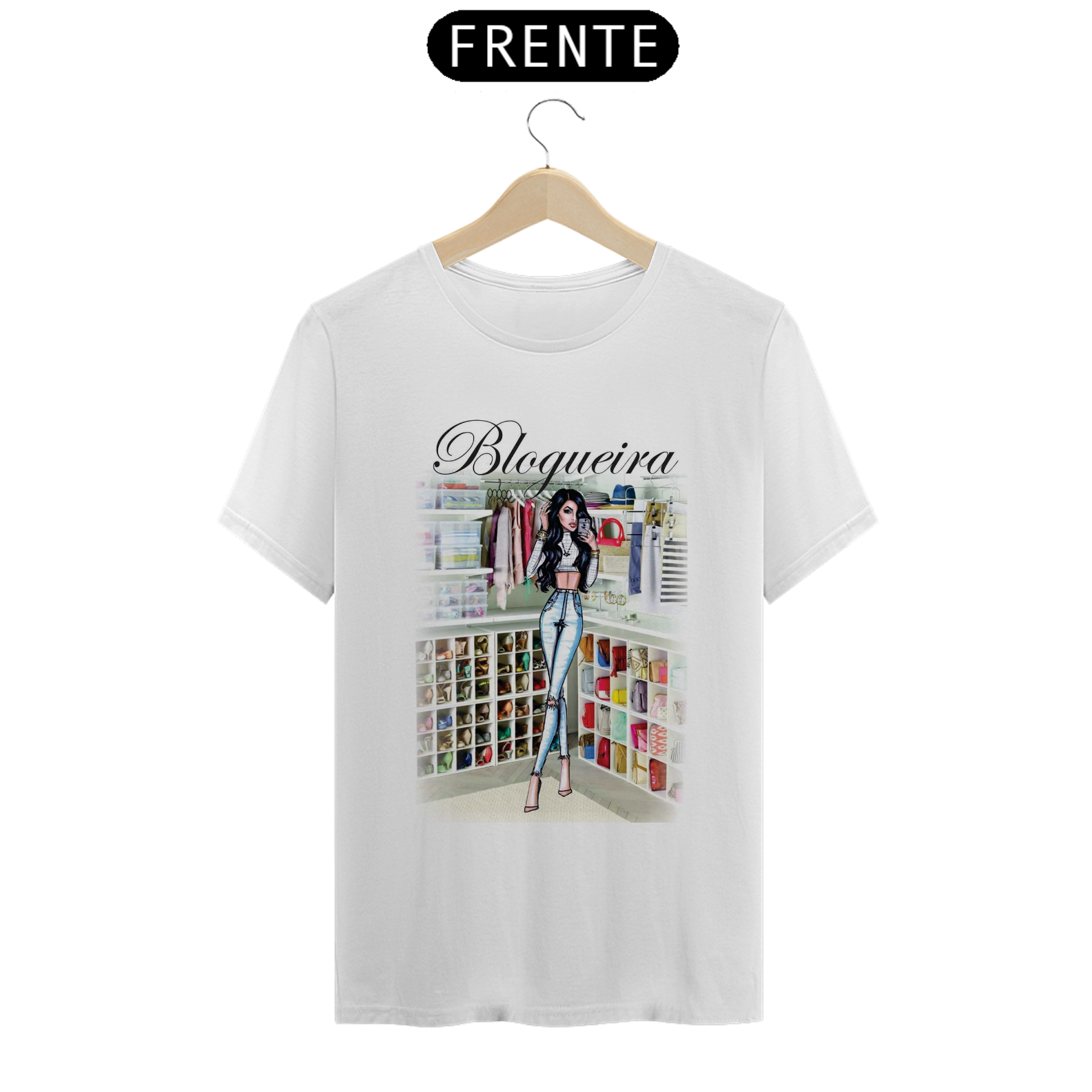 Camiseta Fem Profissões Blogueira