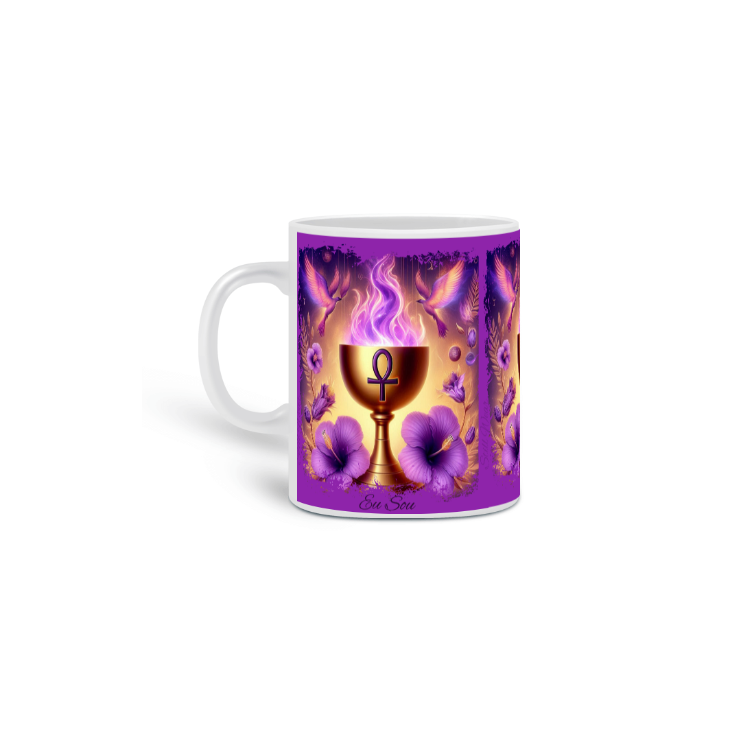 Caneca Chama Violeta
