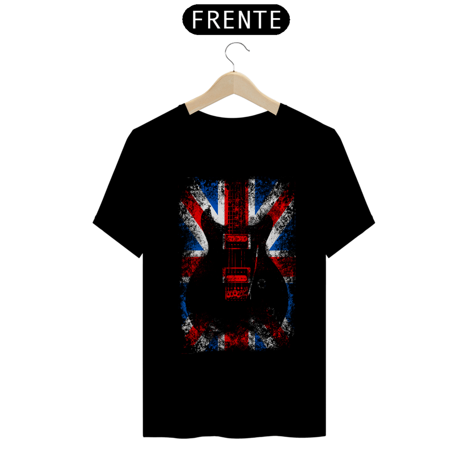 Camiseta Guitar England