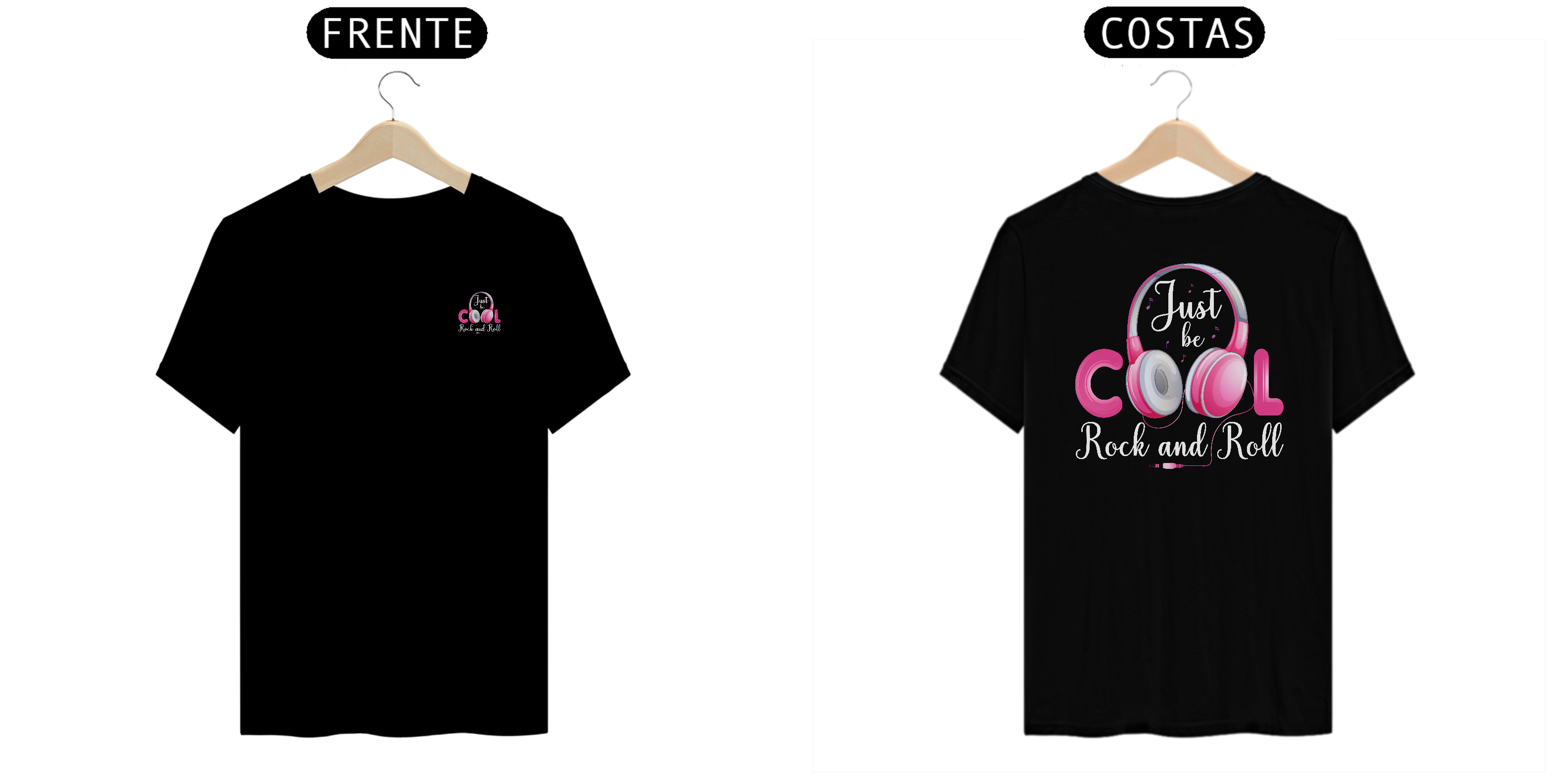 Camiseta Coleção F&B Musical Life Cool Rockn Roll