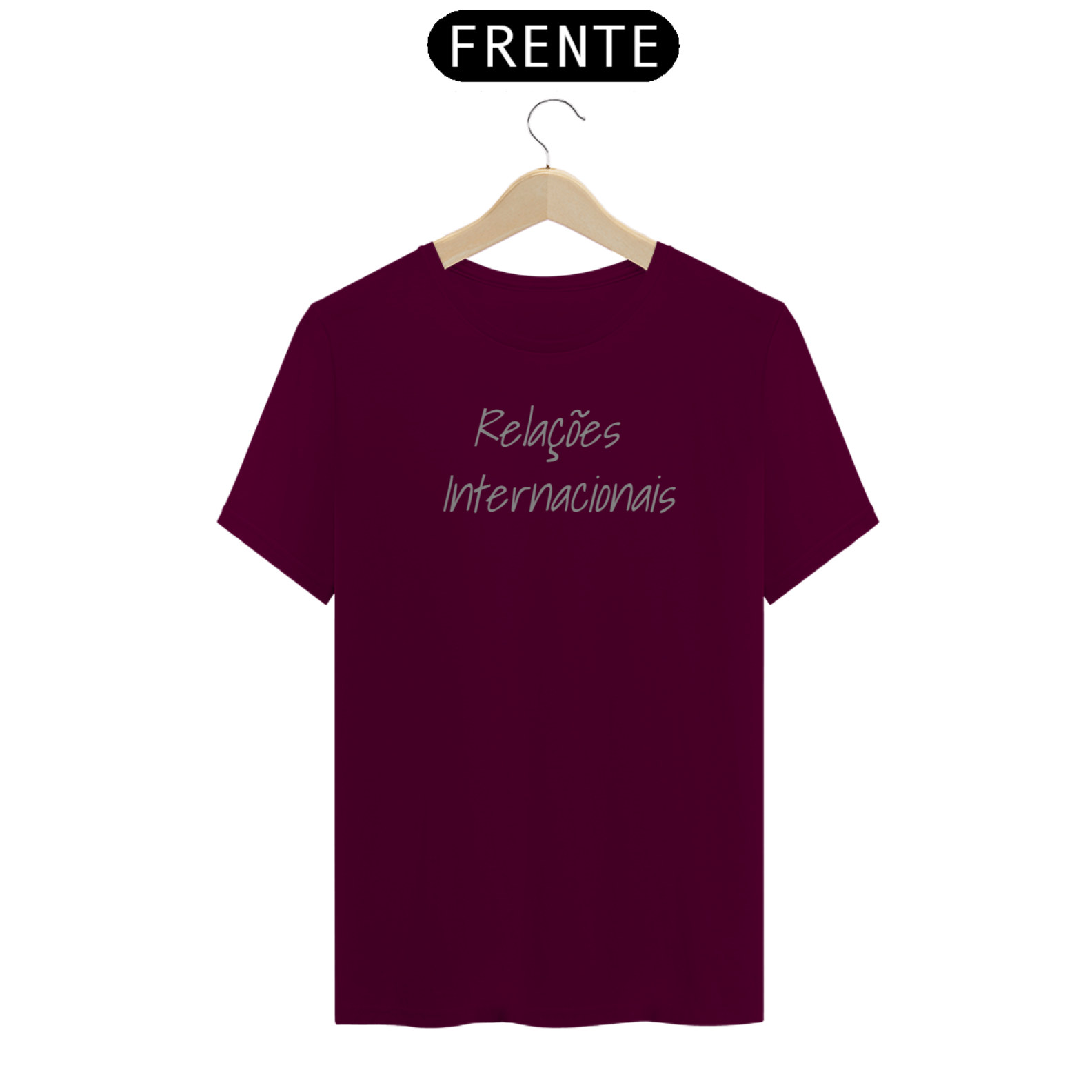 Camiseta Minimal Profissões Relações Internacionais