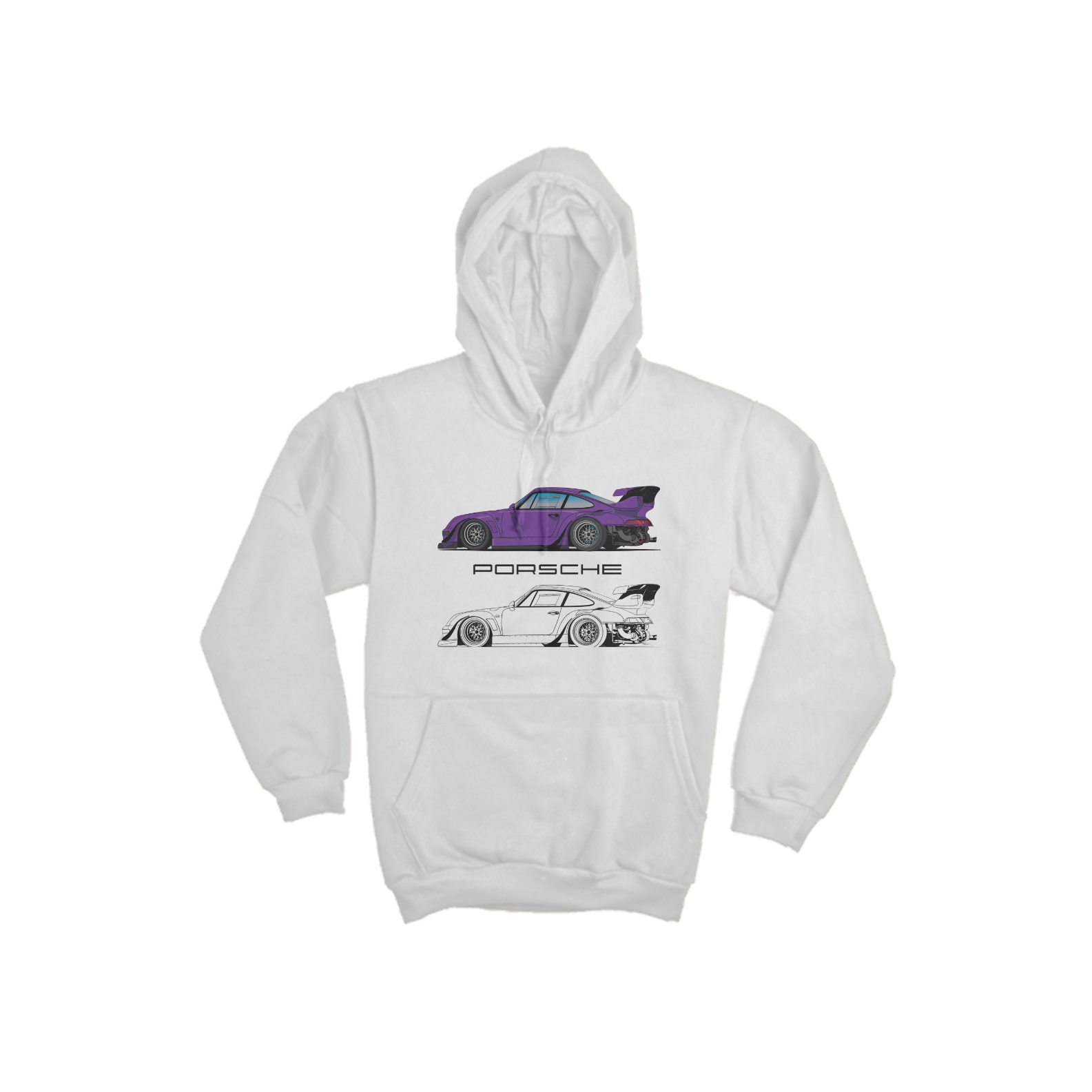 Nome do produto: Moletom Porsche RWB - Purple and White