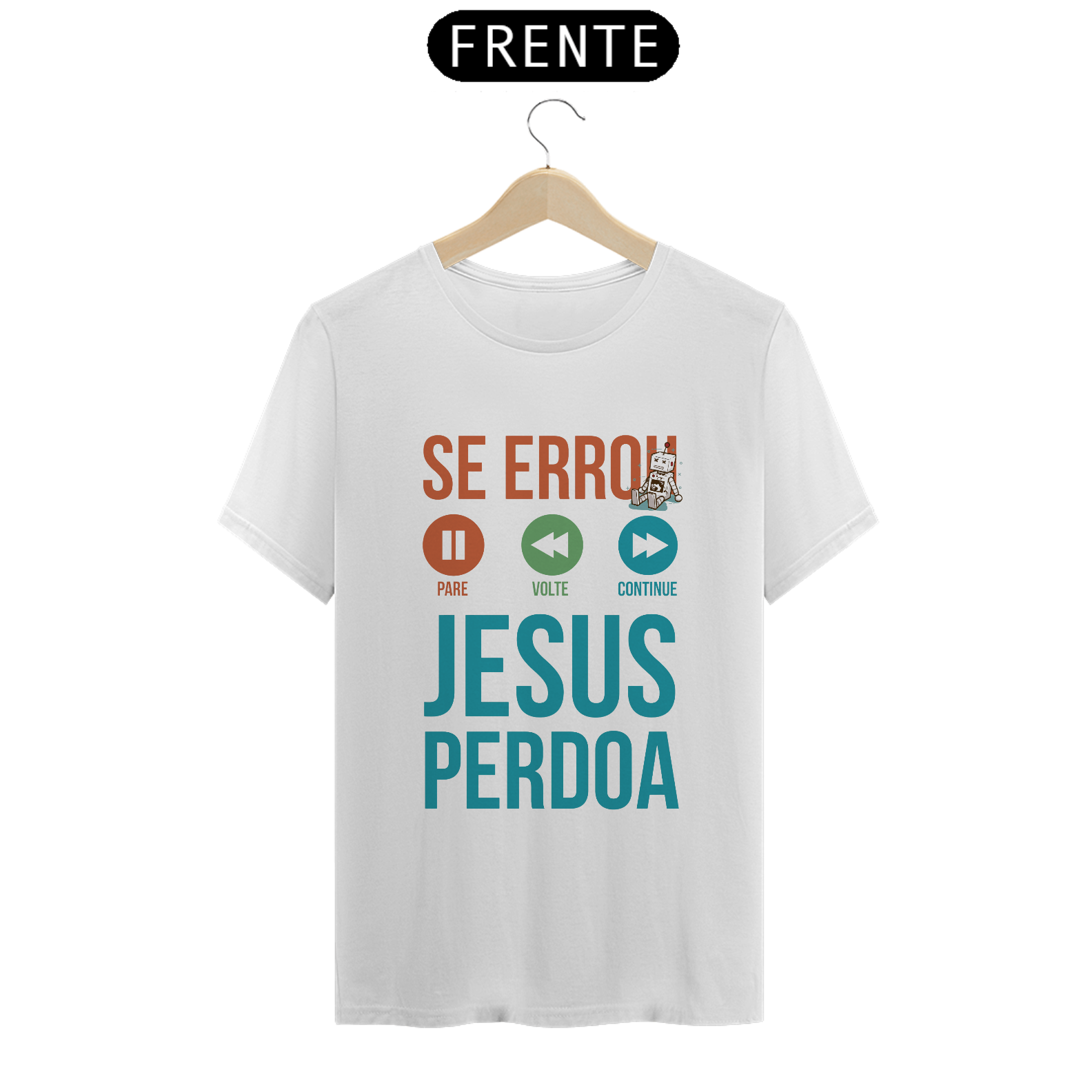Nome do produto  Camisa Jesus Perdoa - Várias Cores