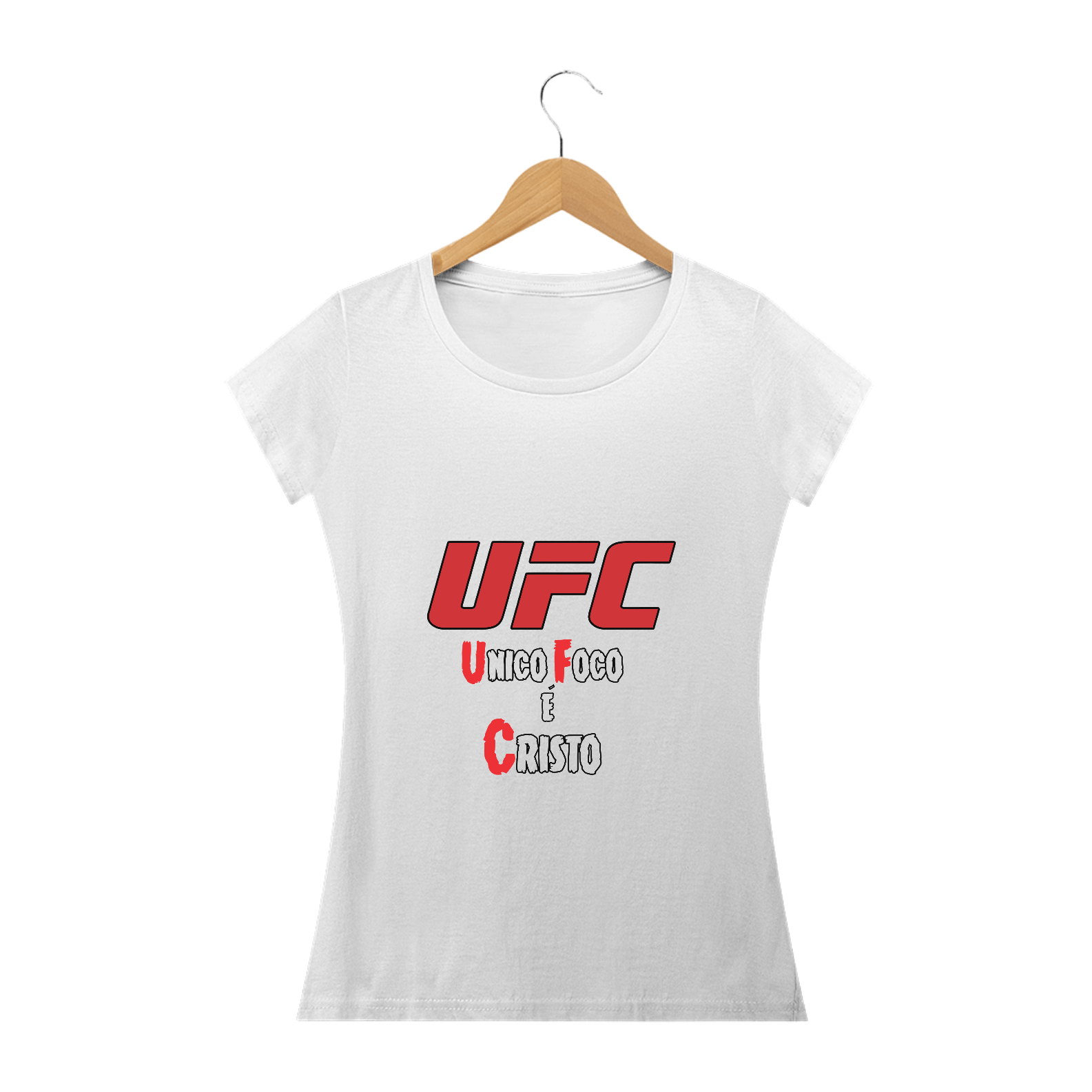 Nome do produto  Camisa Feminina UFC - Várias Cores
