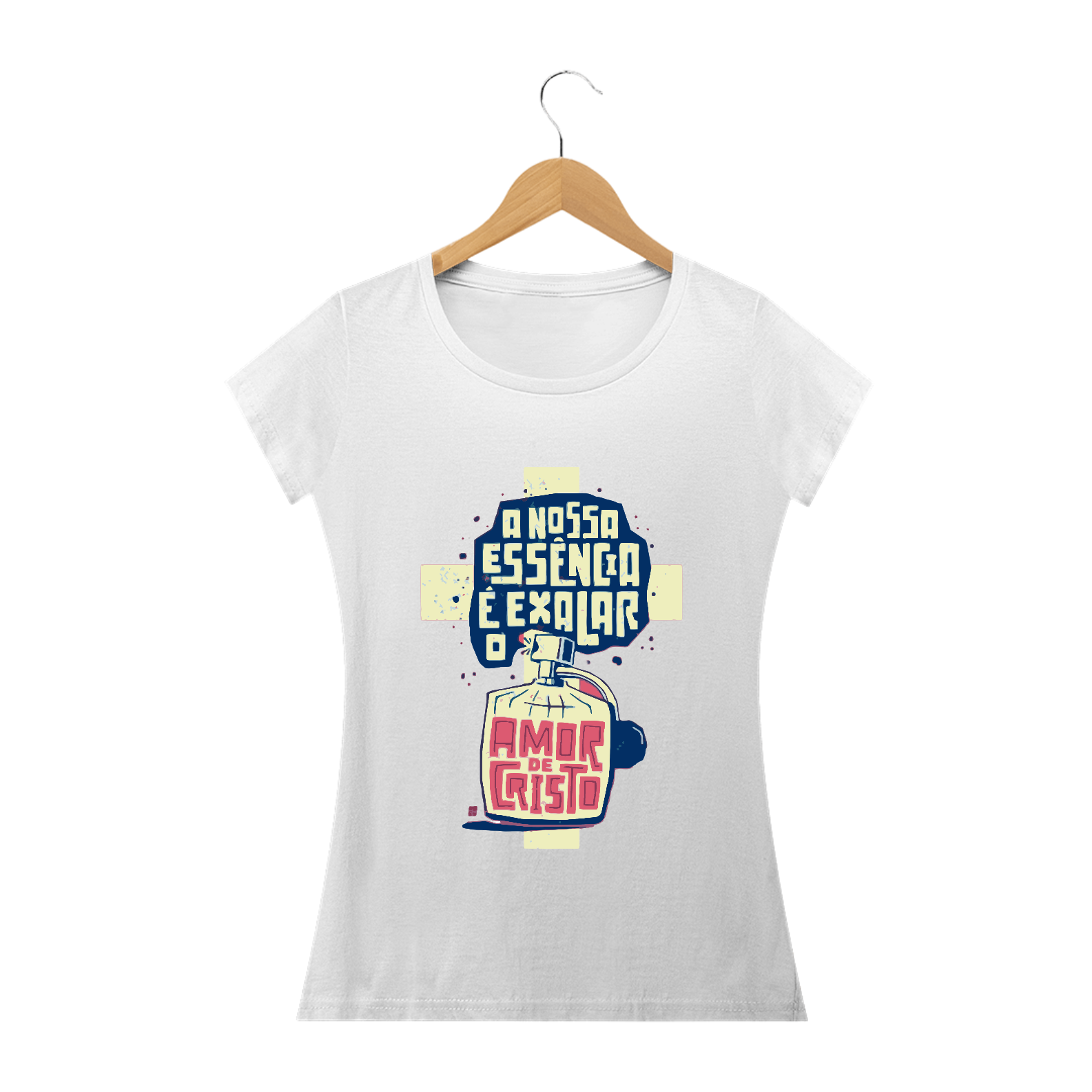 Nome do produto  Camisa Feminina Frasco de Perfume - Várias Cores