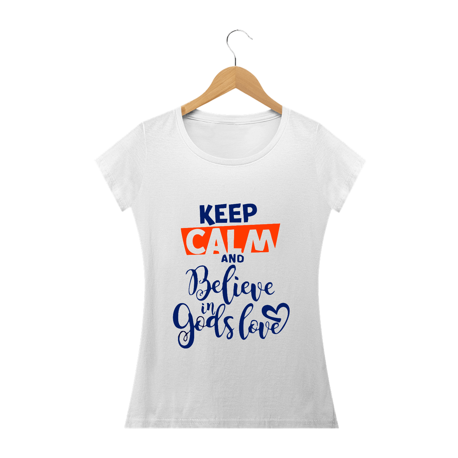 Nome do produto  Camisa Feminina Keep Calm -  Várias Cores