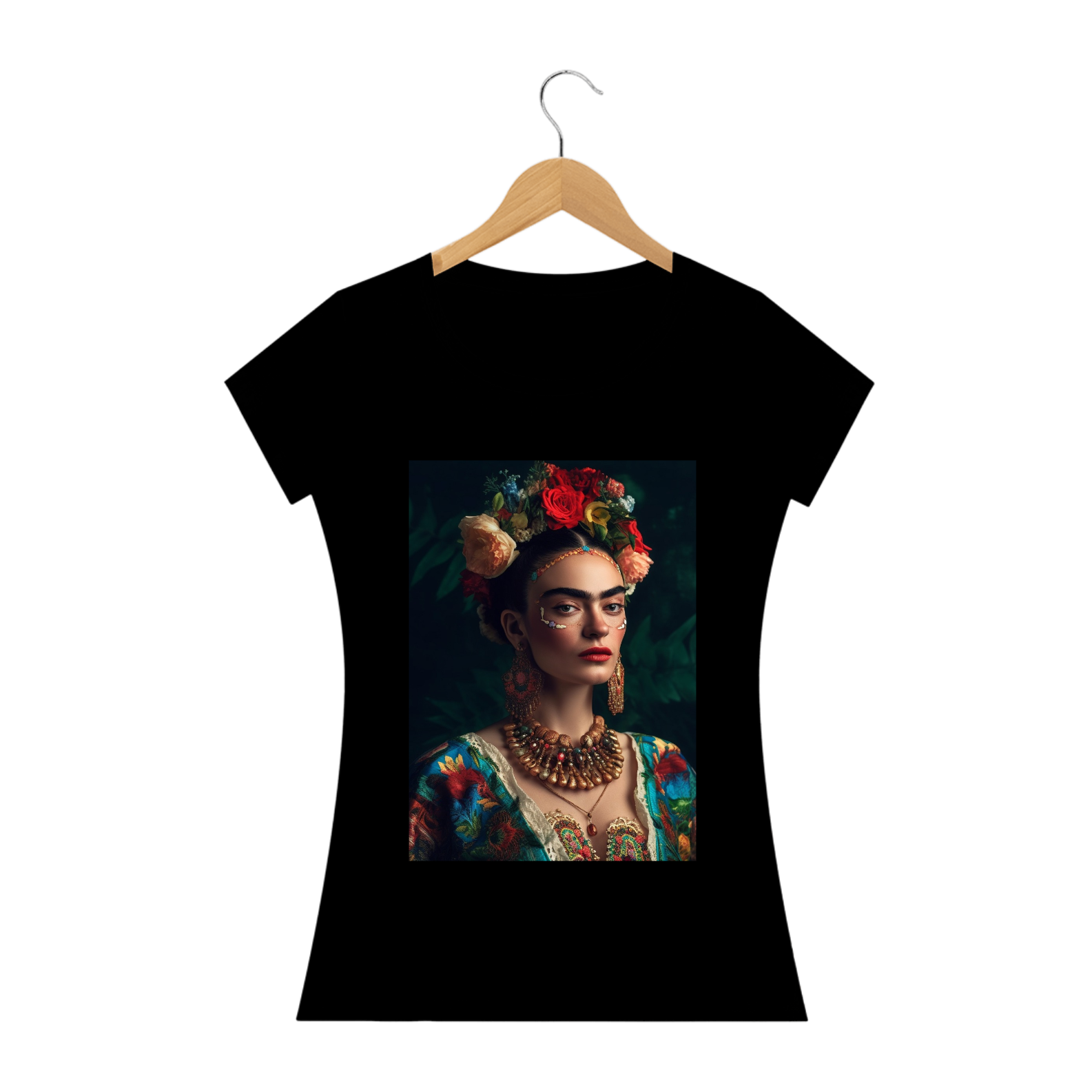 Frida elegancia e flores