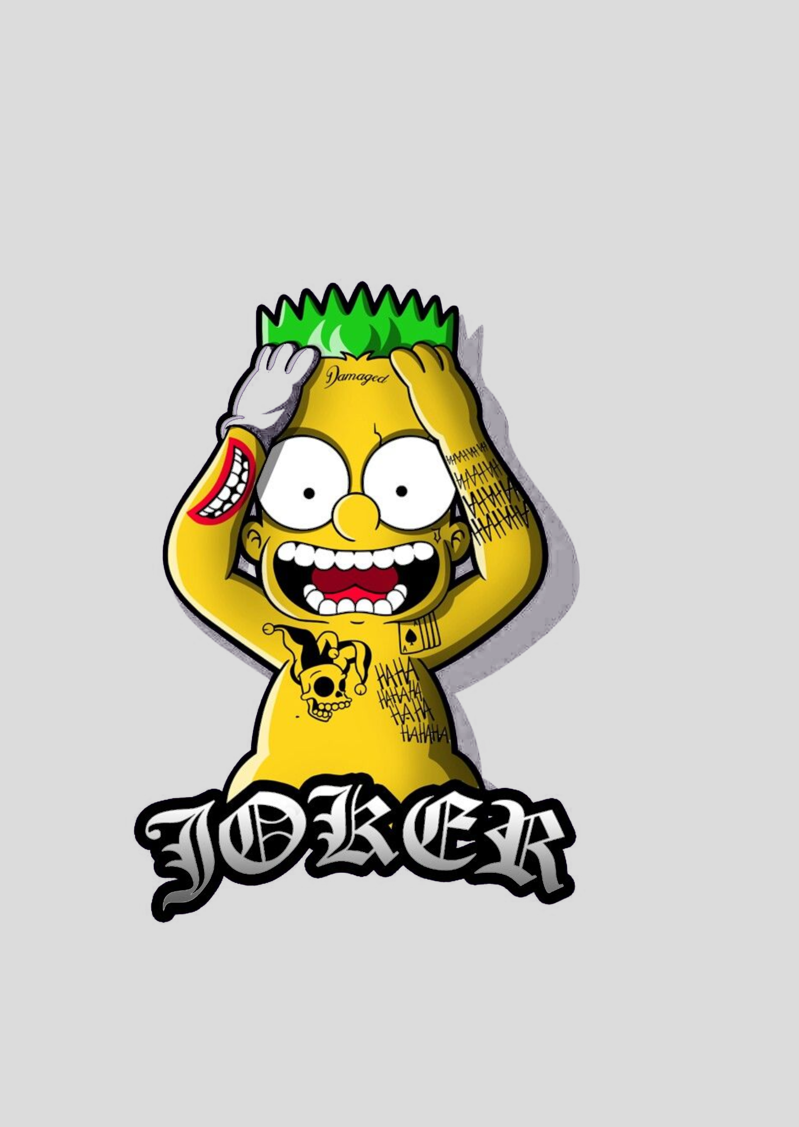 Nome do produto: Bart Simpson coringa