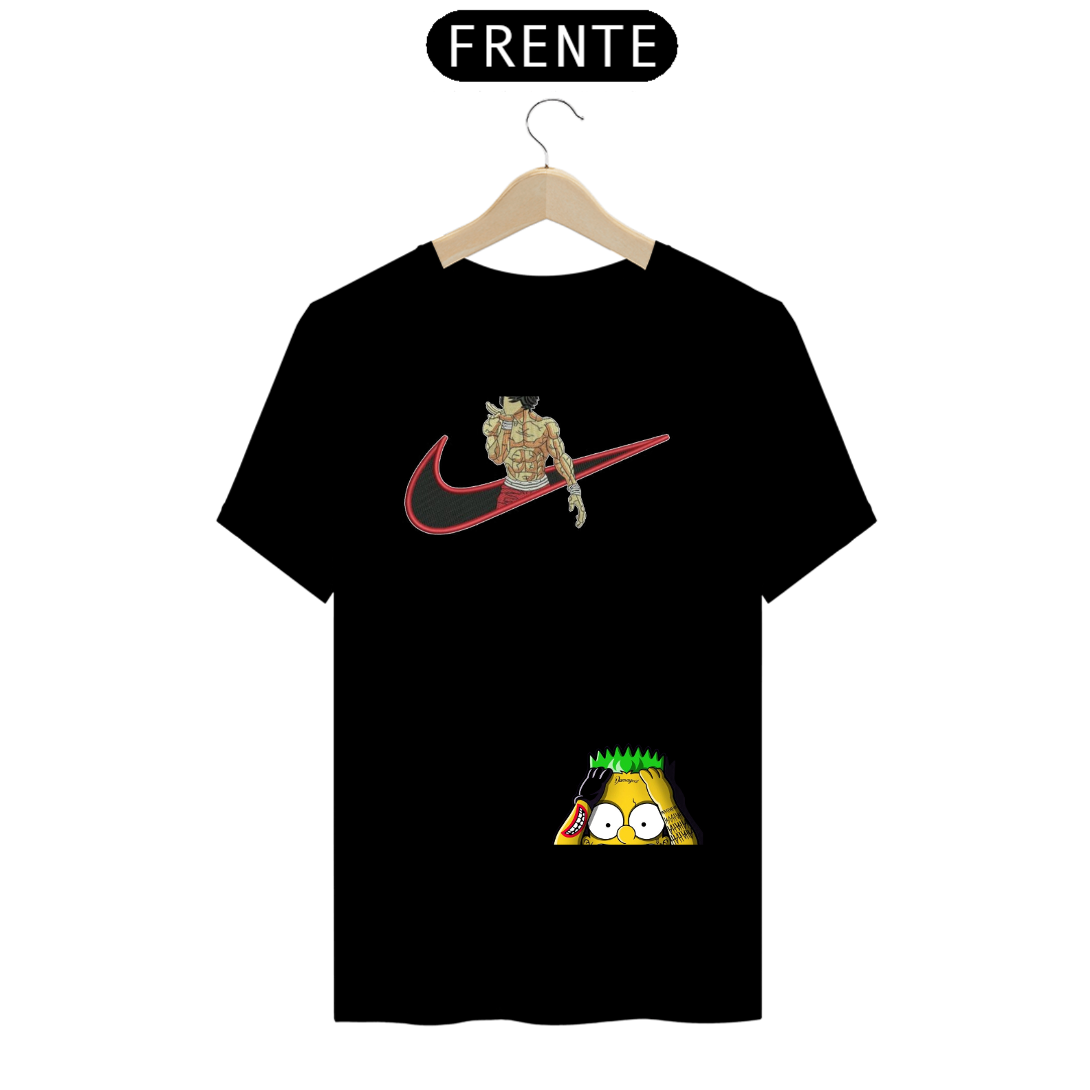 Camisa do Bart coringa e do baki