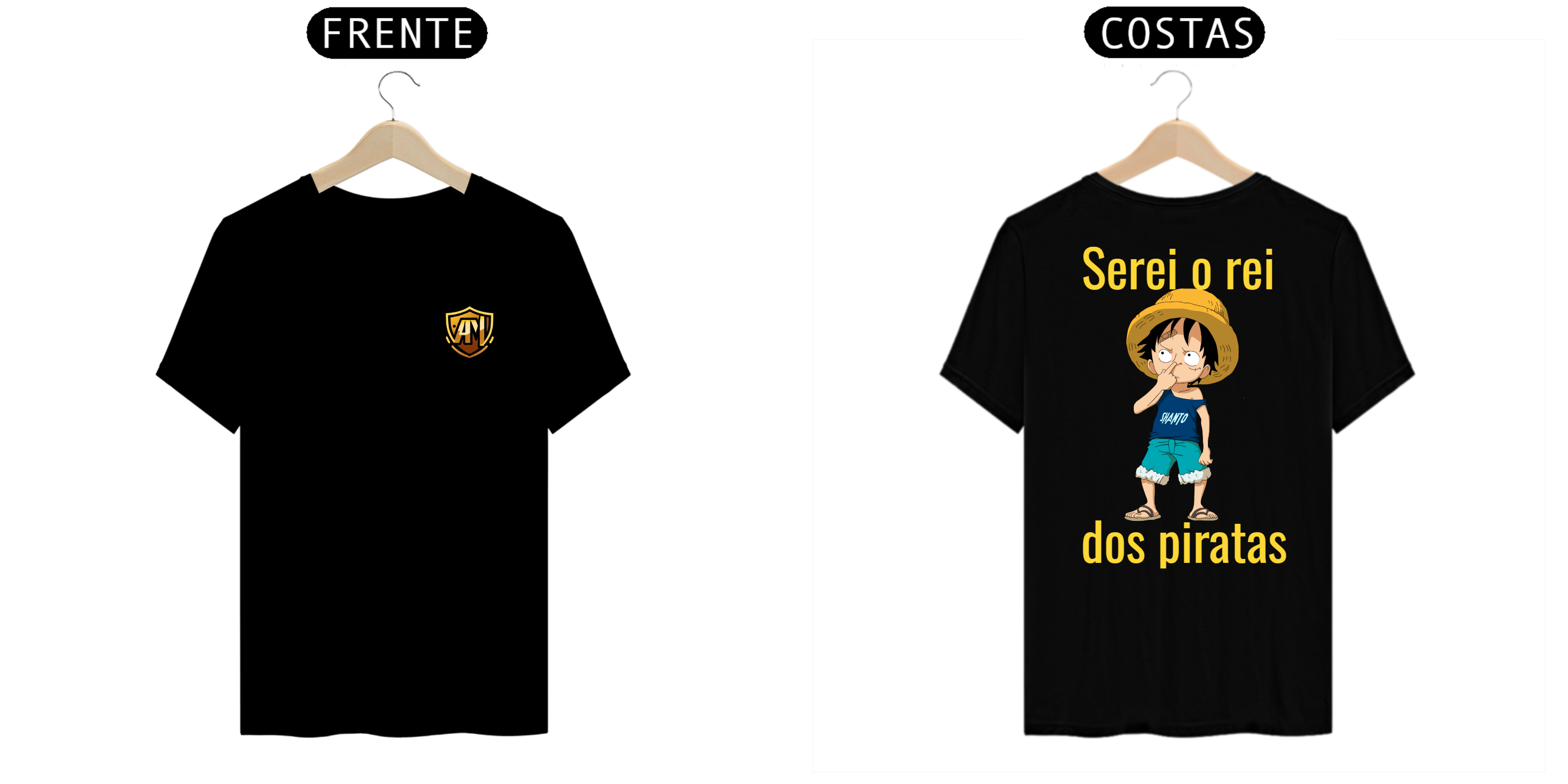Camiseta do Luffy 