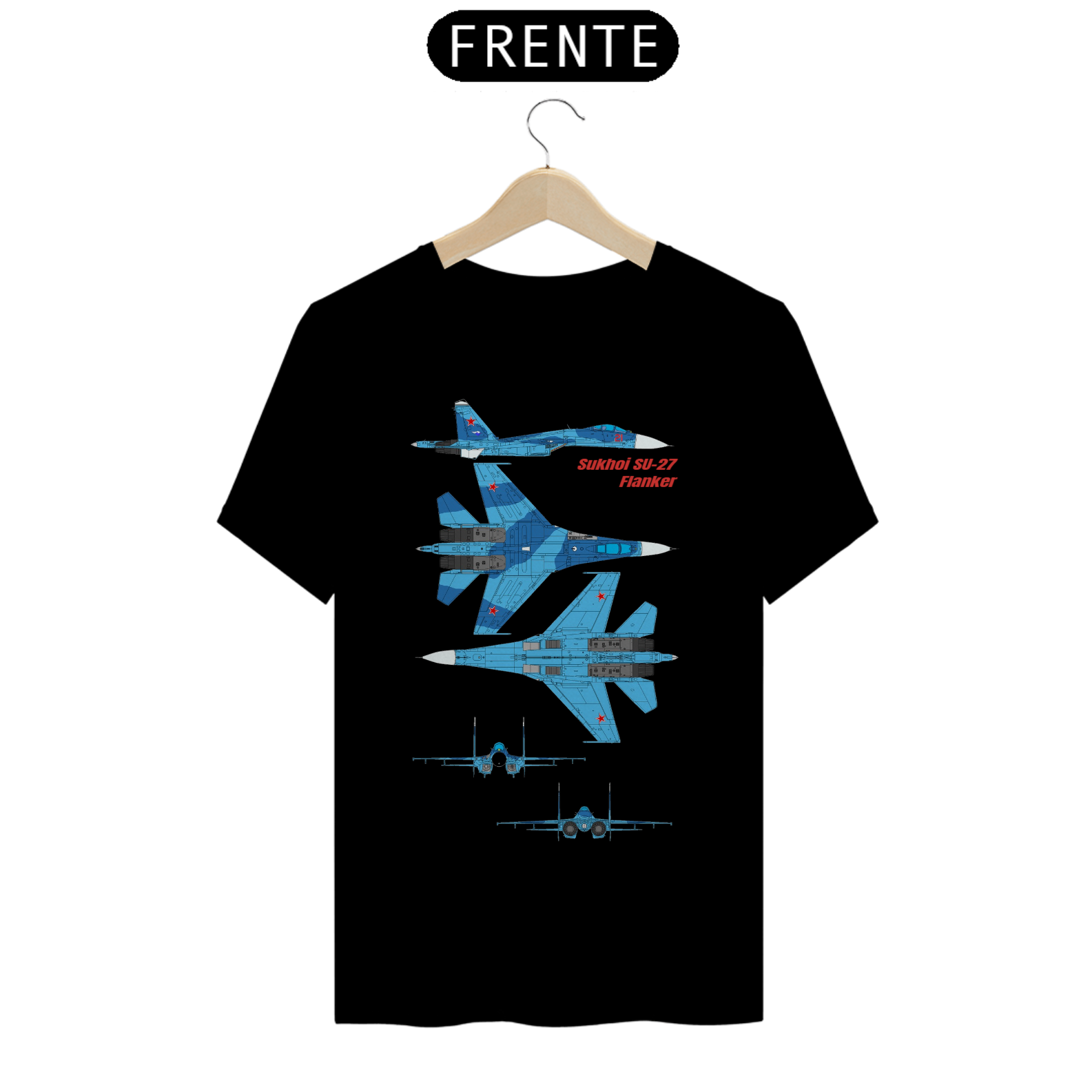 Camisa Sukhoi SU-27 Flanker