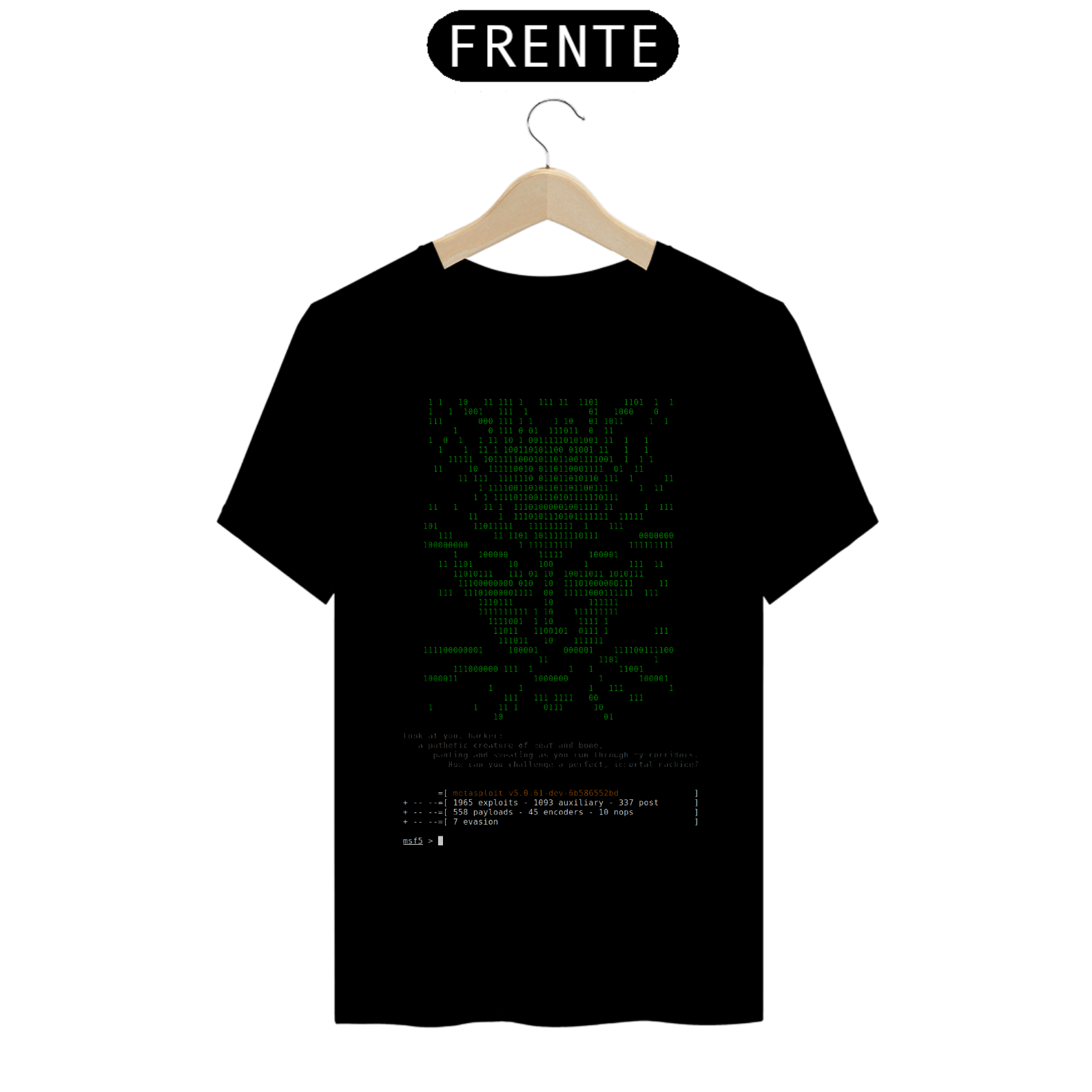 Camisa Metasploit Cyberpunk