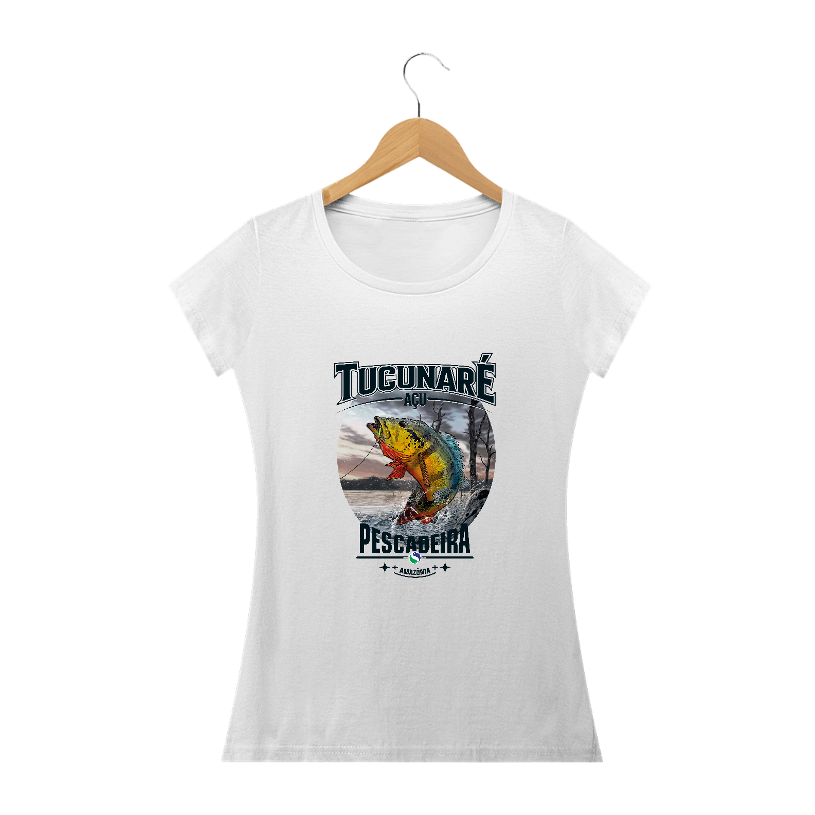 Camiseta Feminina Clara - Tucunaré Açu