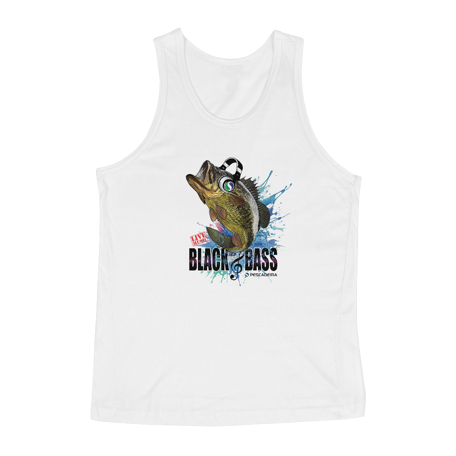 Regata Masculina Clara - Black Bass