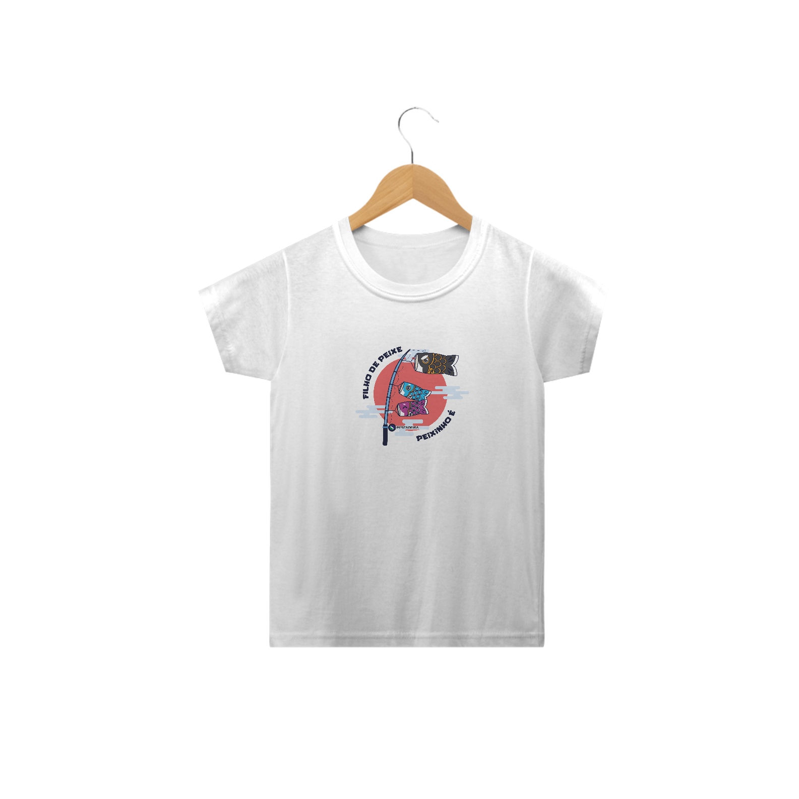 Camiseta Clara Infantil Classic 2 a 14 anos - Koi 