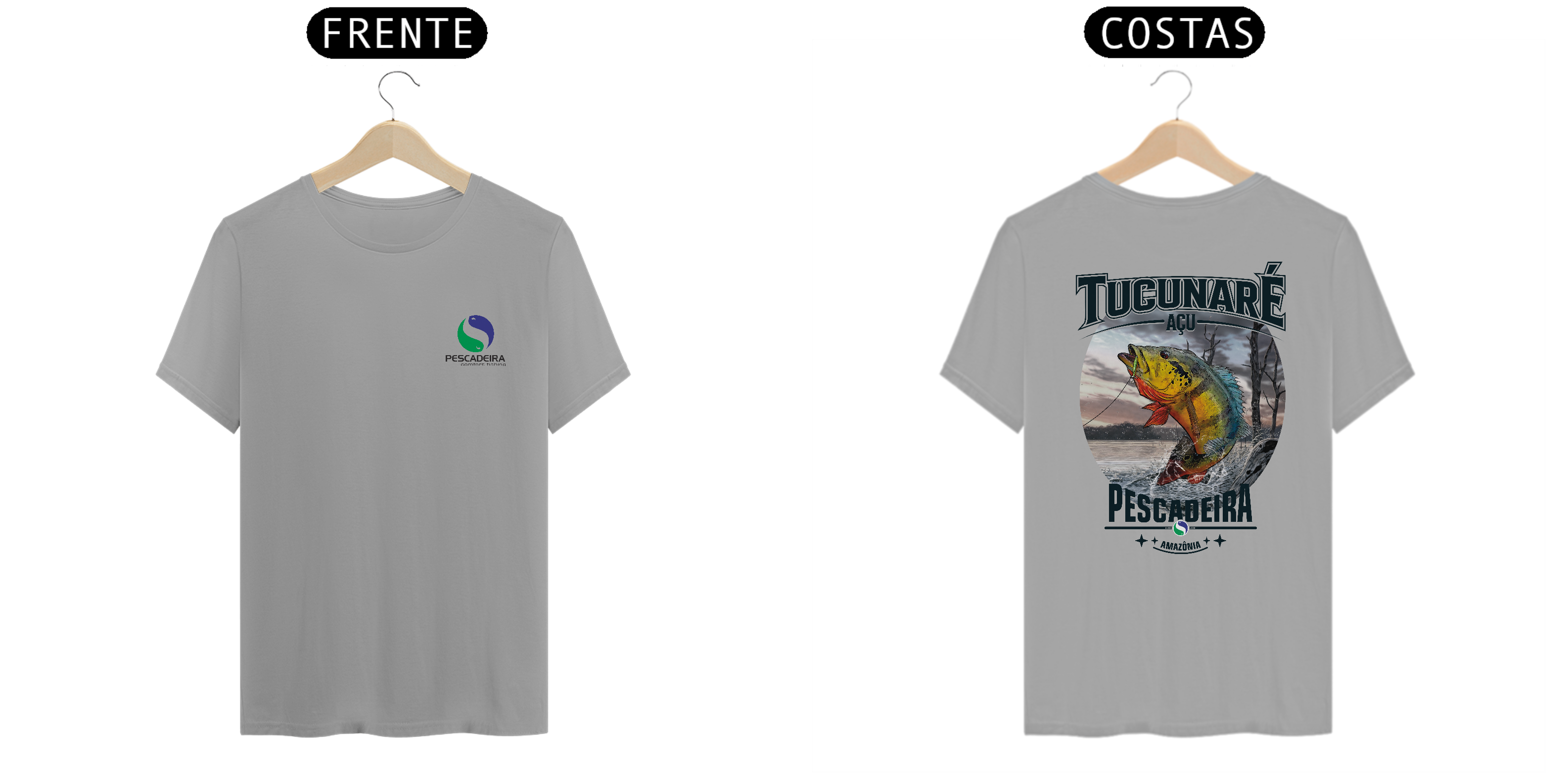 Camiseta Clara - Tucunaré Açu (Costas)