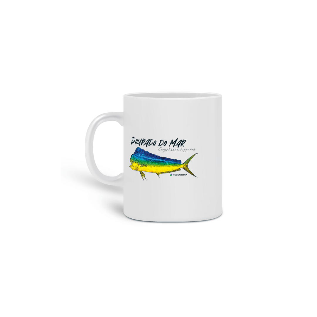 Caneca Porcelana - Dourado do Mar