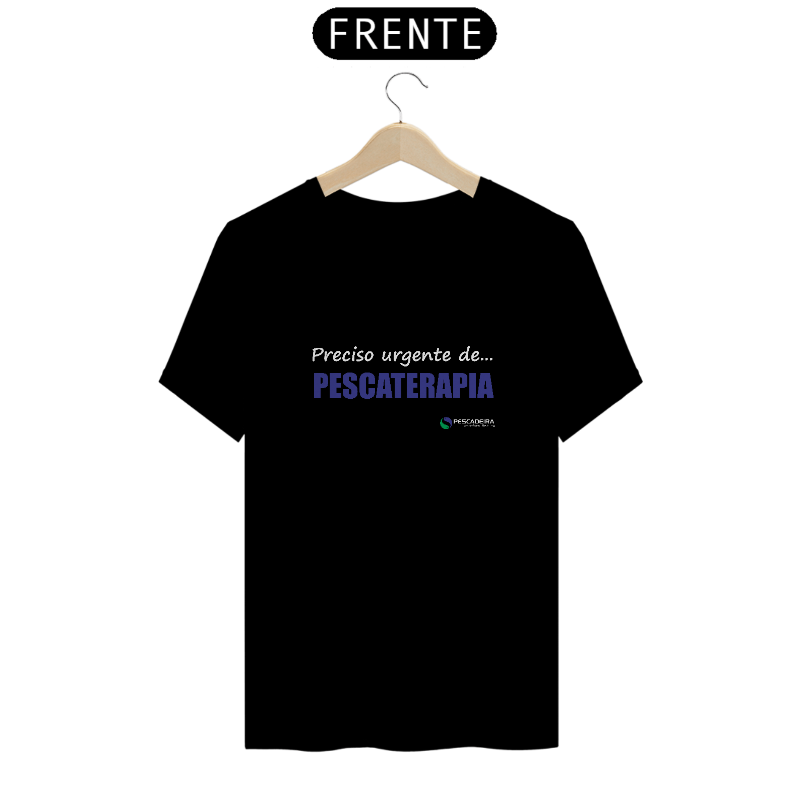 Camiseta Escura - Pescaterapia