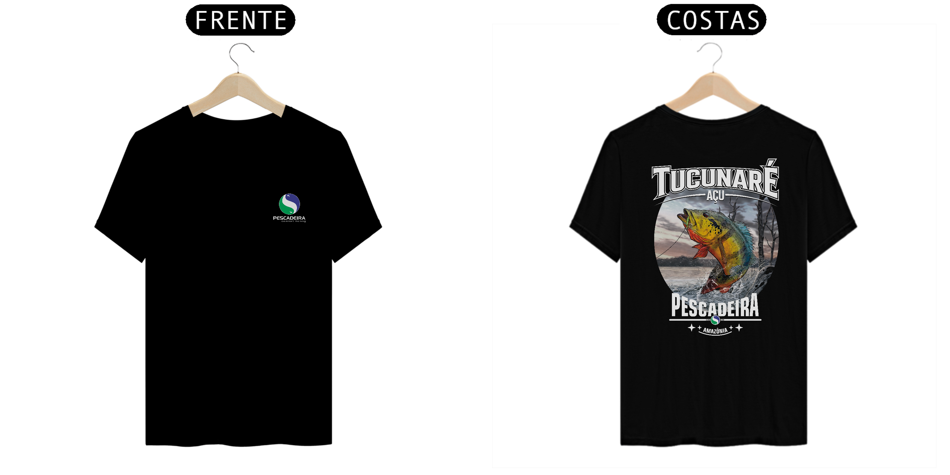 Camiseta Escura - Tucunaré Açu (Costas)
