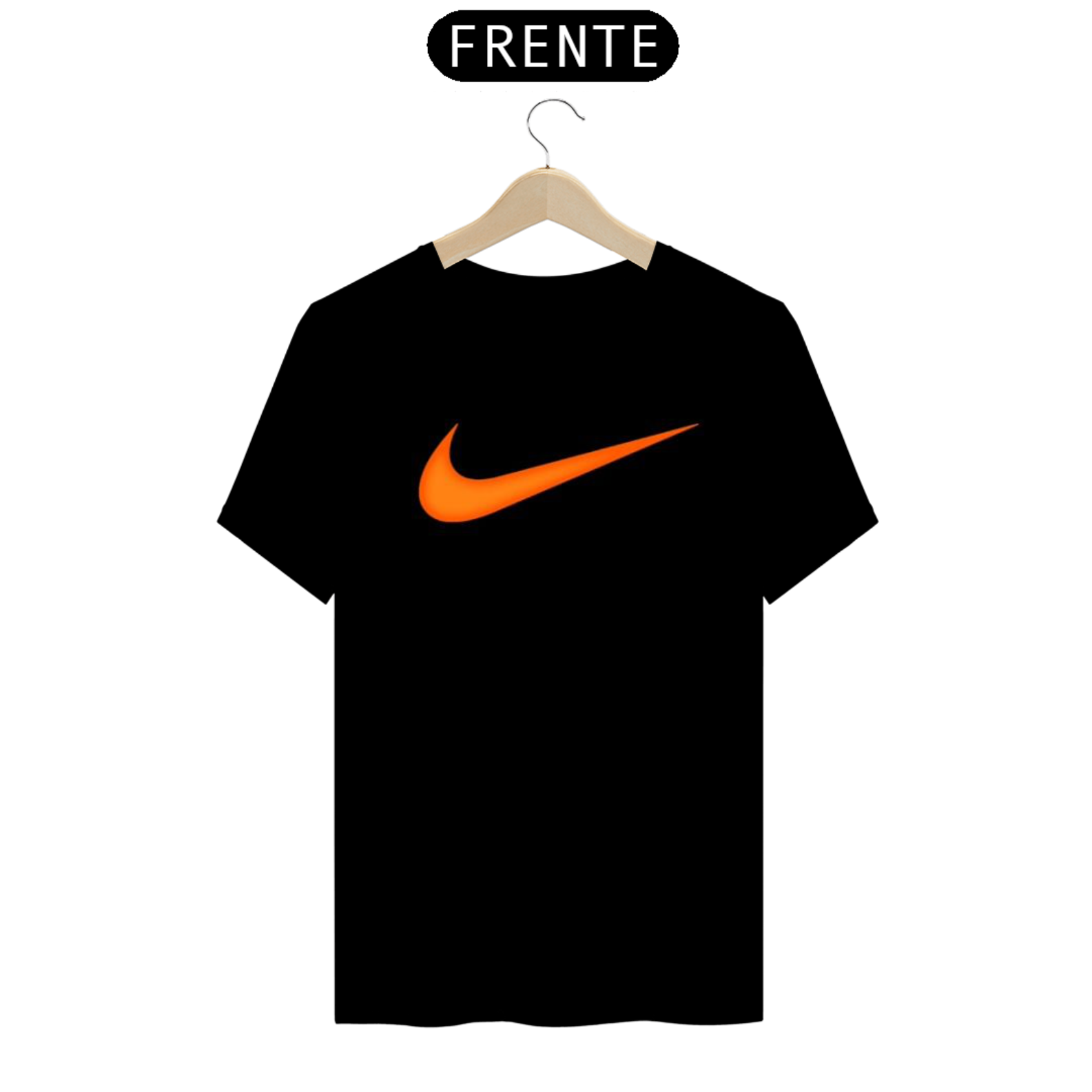 camiseta nike preta