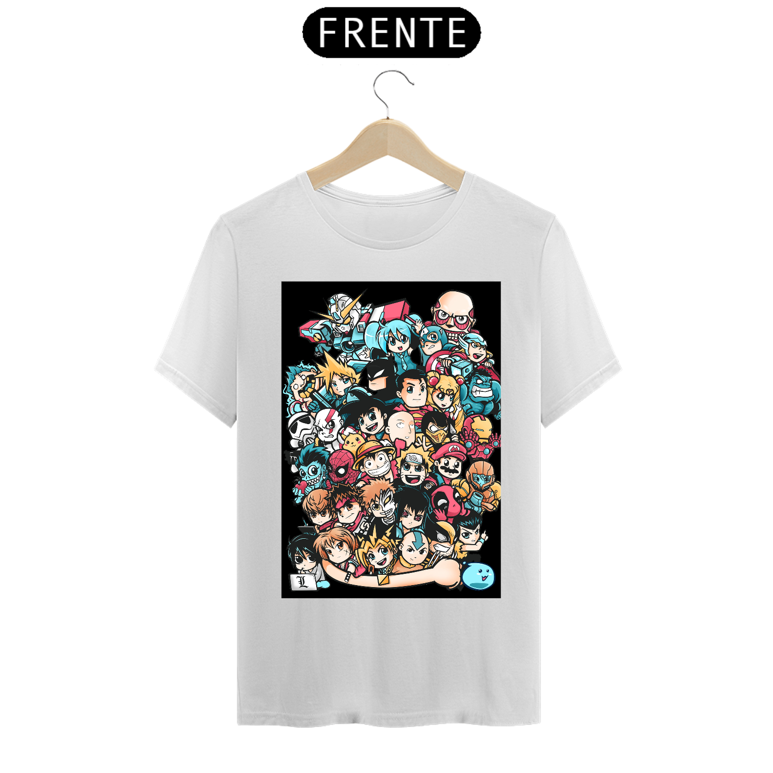 Nome do produto  camiseta personagens