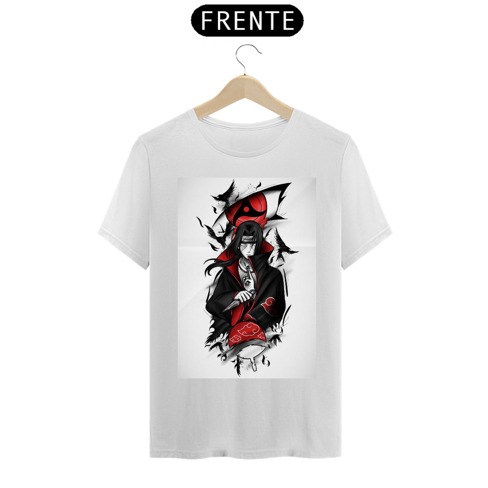 Nome do produto  camiseta itachi uchiha