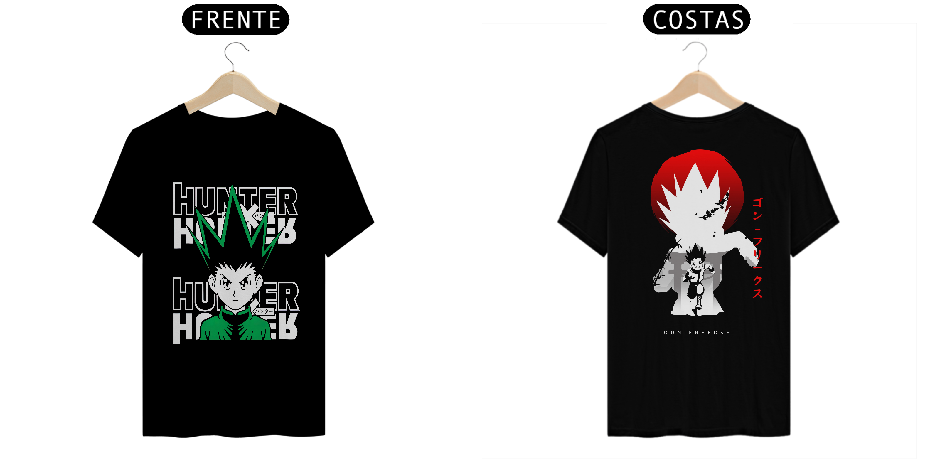 Nome do produto  camisa gon freecss