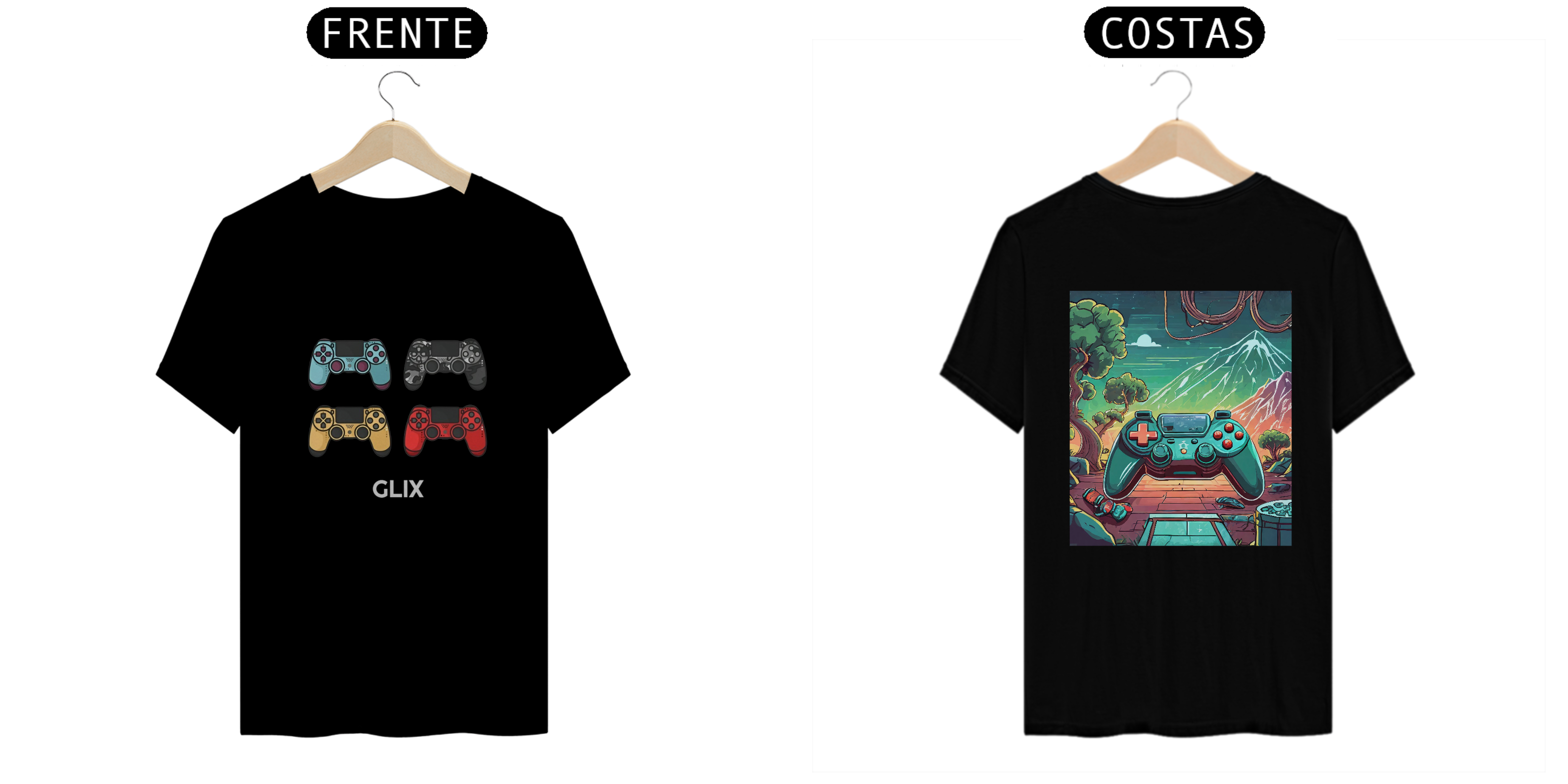 CAMISETA GAMER - CONTROLE
