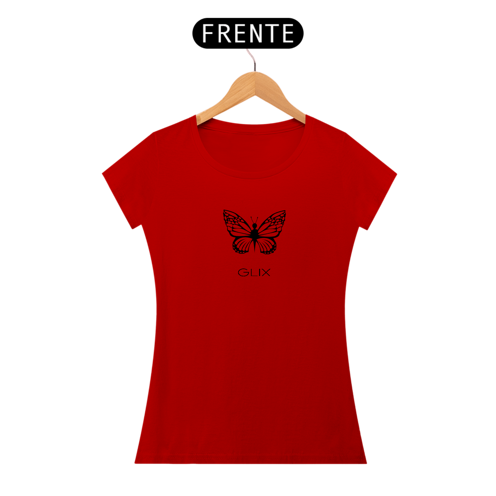 CAMISETA BORBOLETA FEM. - GLIX