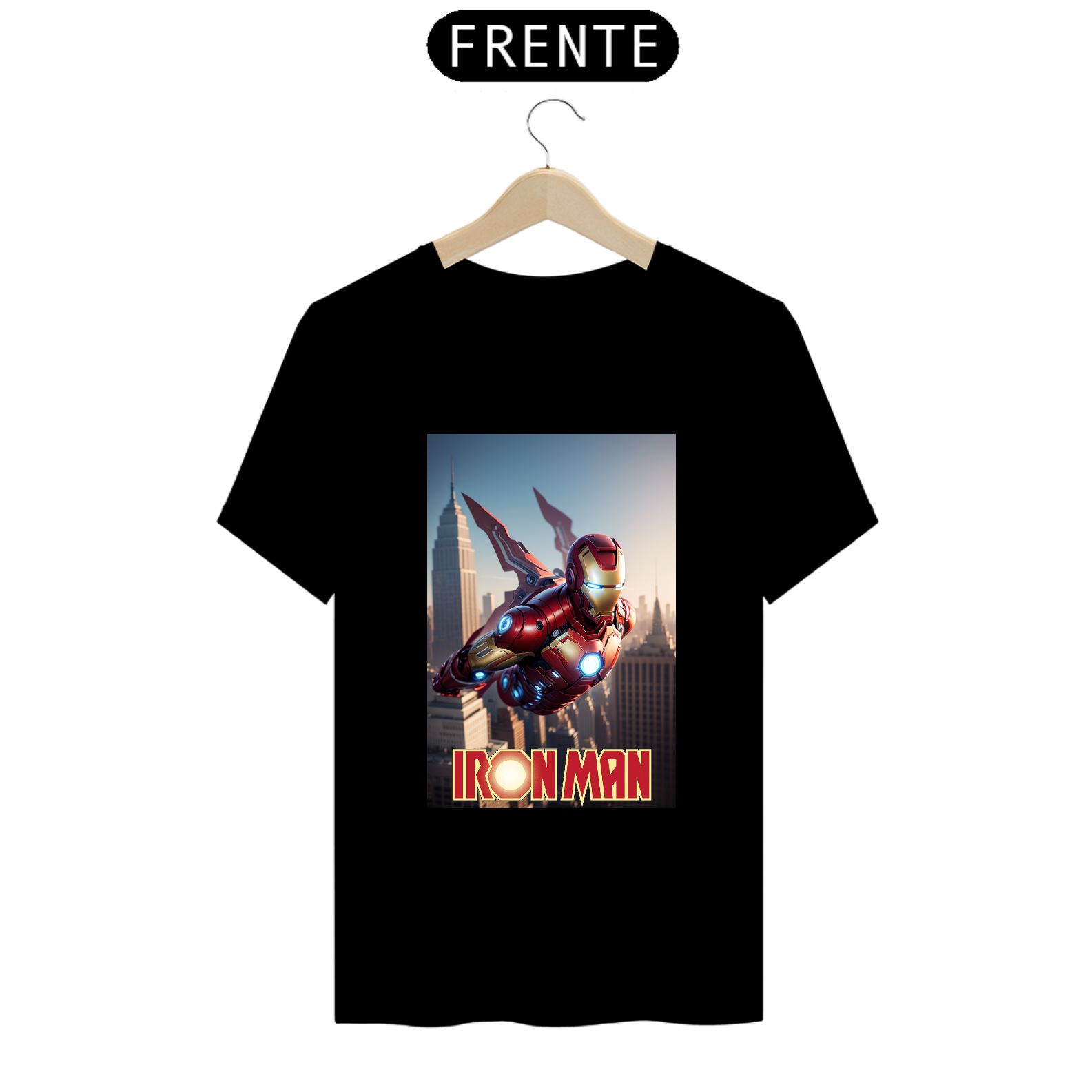 Camisa: Homem de Ferro.