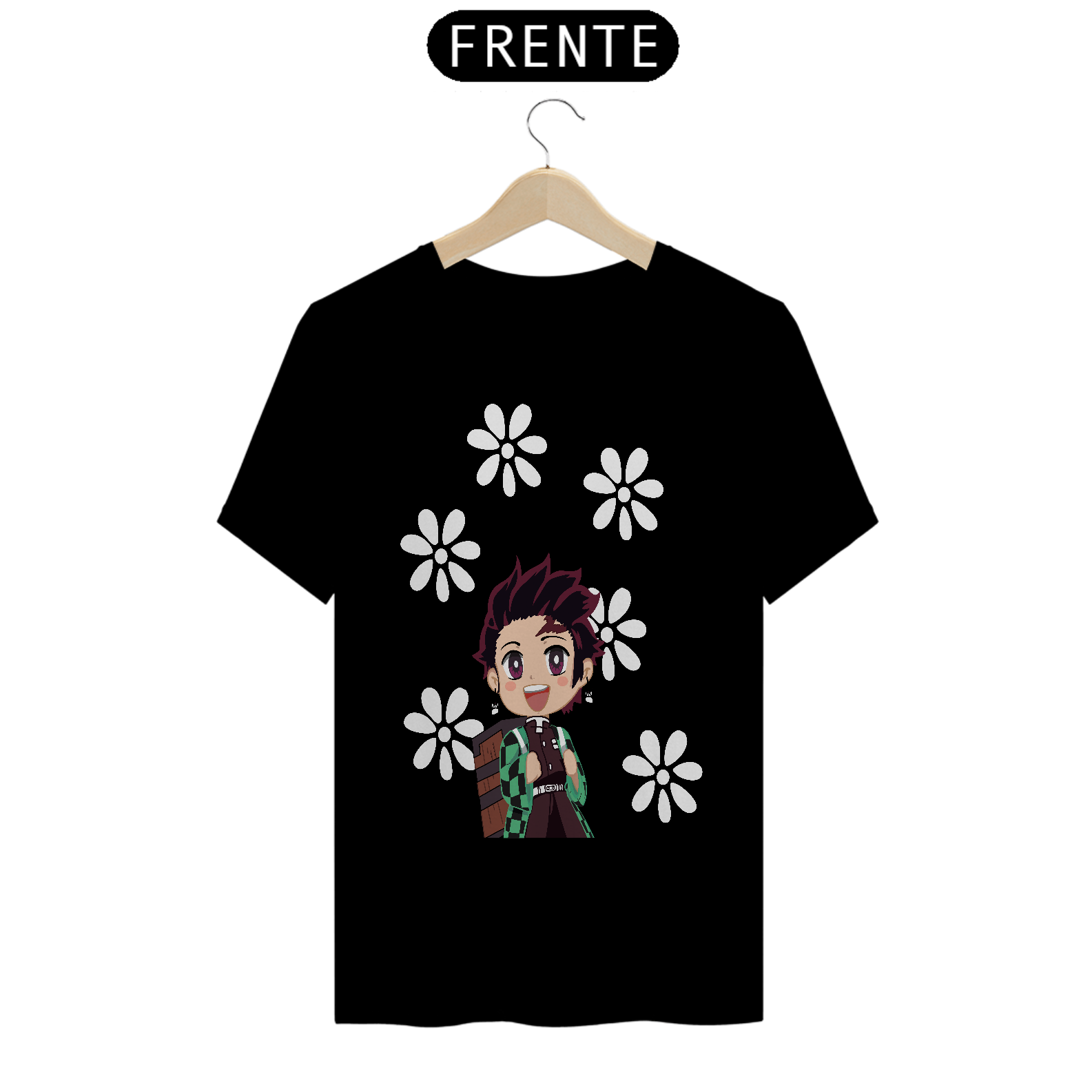 Nome do produto: Camiseta Unissex: Kawai Tanjiro