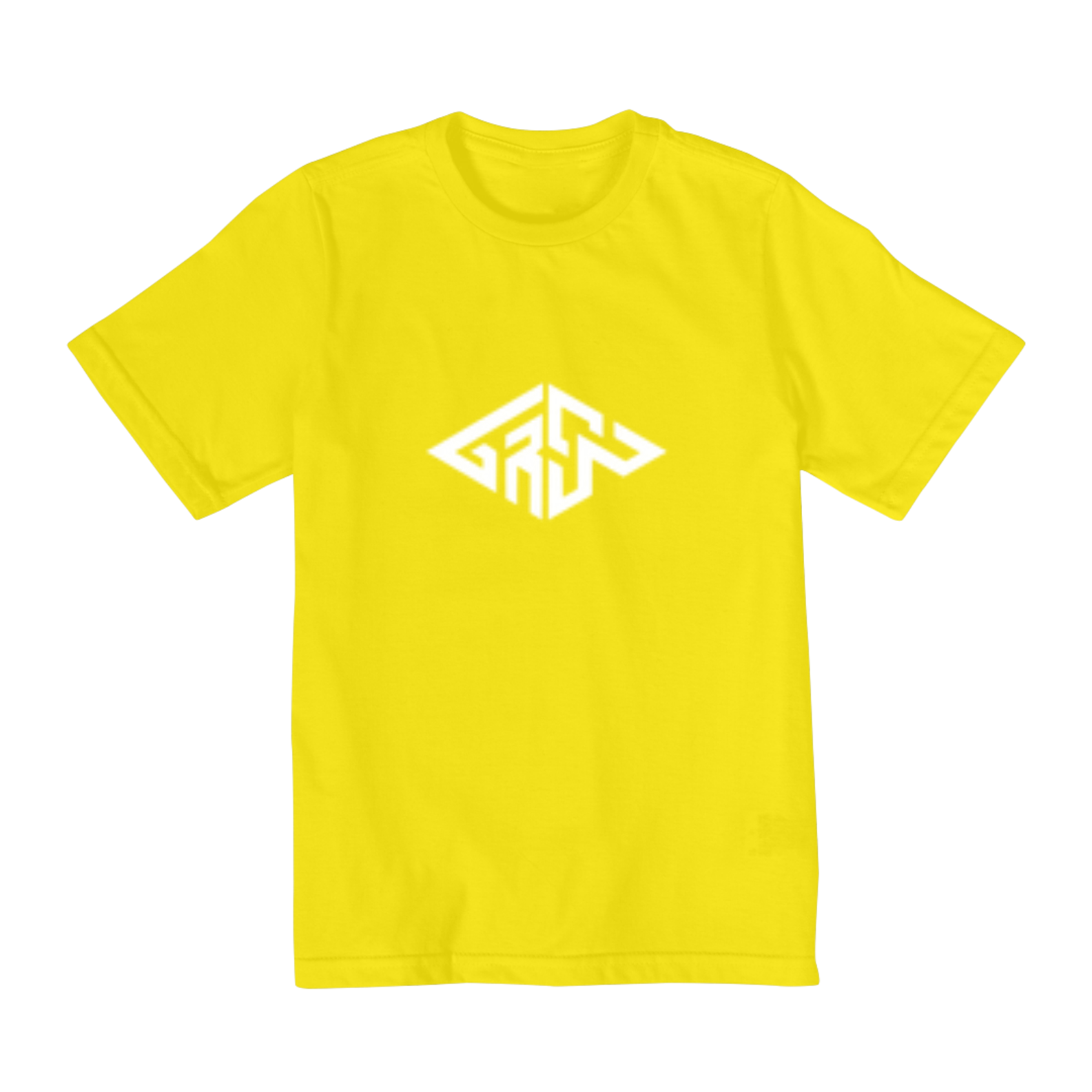 T-shirt Infantil (2 a 8) Estampa Logo Graw - Amarelo Canario